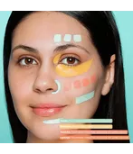 Vizzela Corretivo Camuflagem Efeito Matte Aveludado Salmão 5g