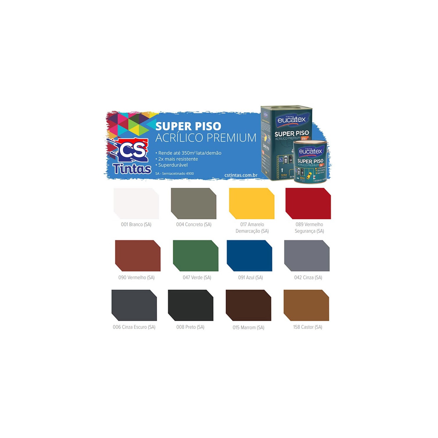 TINTA PISO EXTRA PISO [EUCATEX] 3,6L
