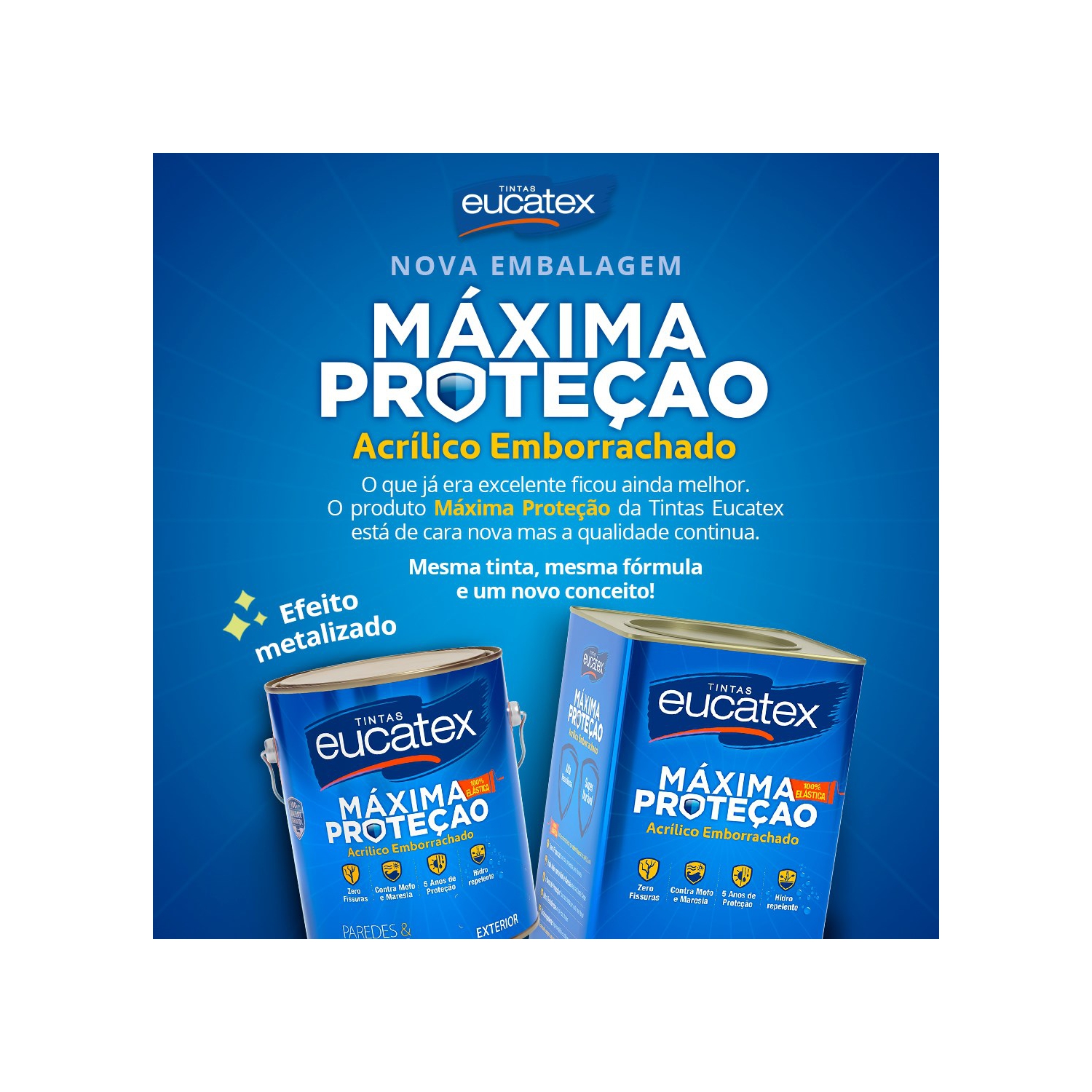 TINTA EMBORRACHADA BRANCA MÁXIMA PROTEÇÃO [EUCATEX] 3,6L