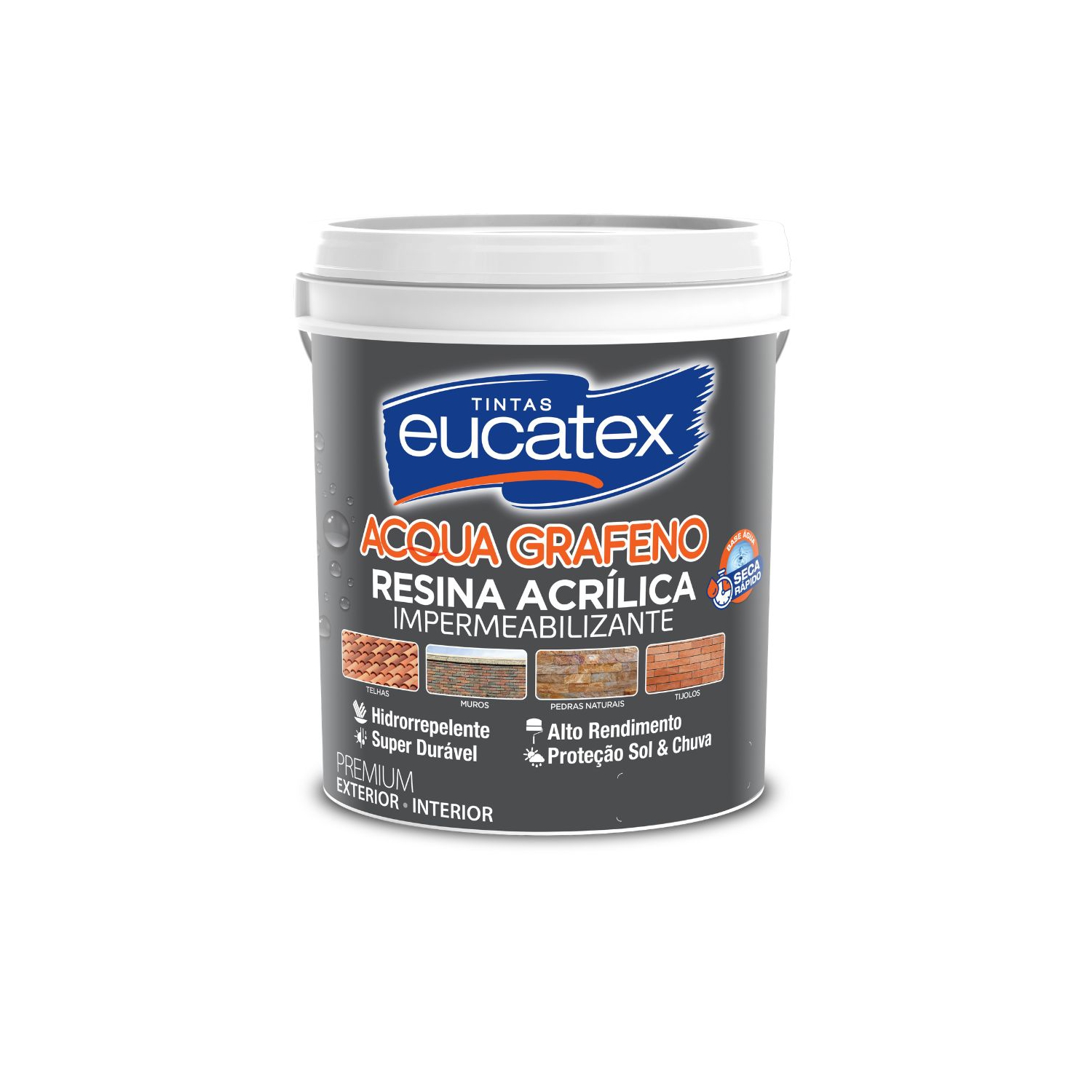 Resina Acrílica Base Água [EUCATEX] 18L