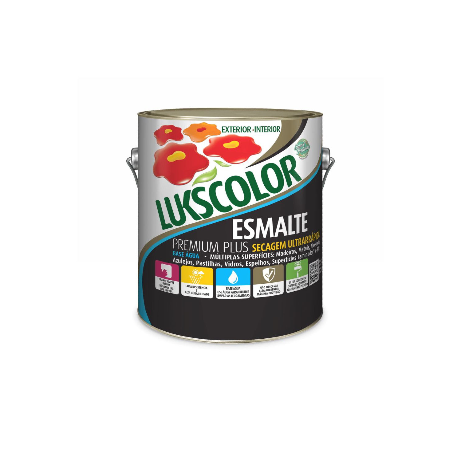 ESMALTE ACETINADO BASE AGUA [LUKSCOLOR] 3,6L