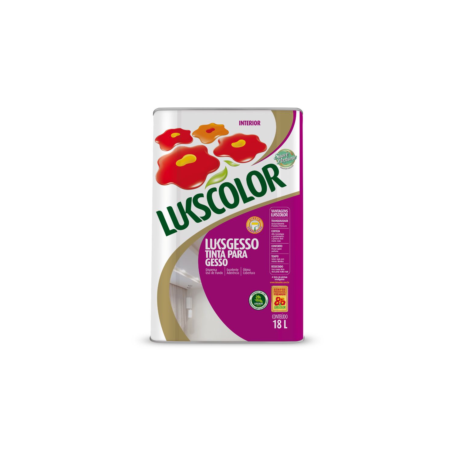 TINTA GESSO E DRYWALL LUKSGESSO [LUKSCOLOR] 18L