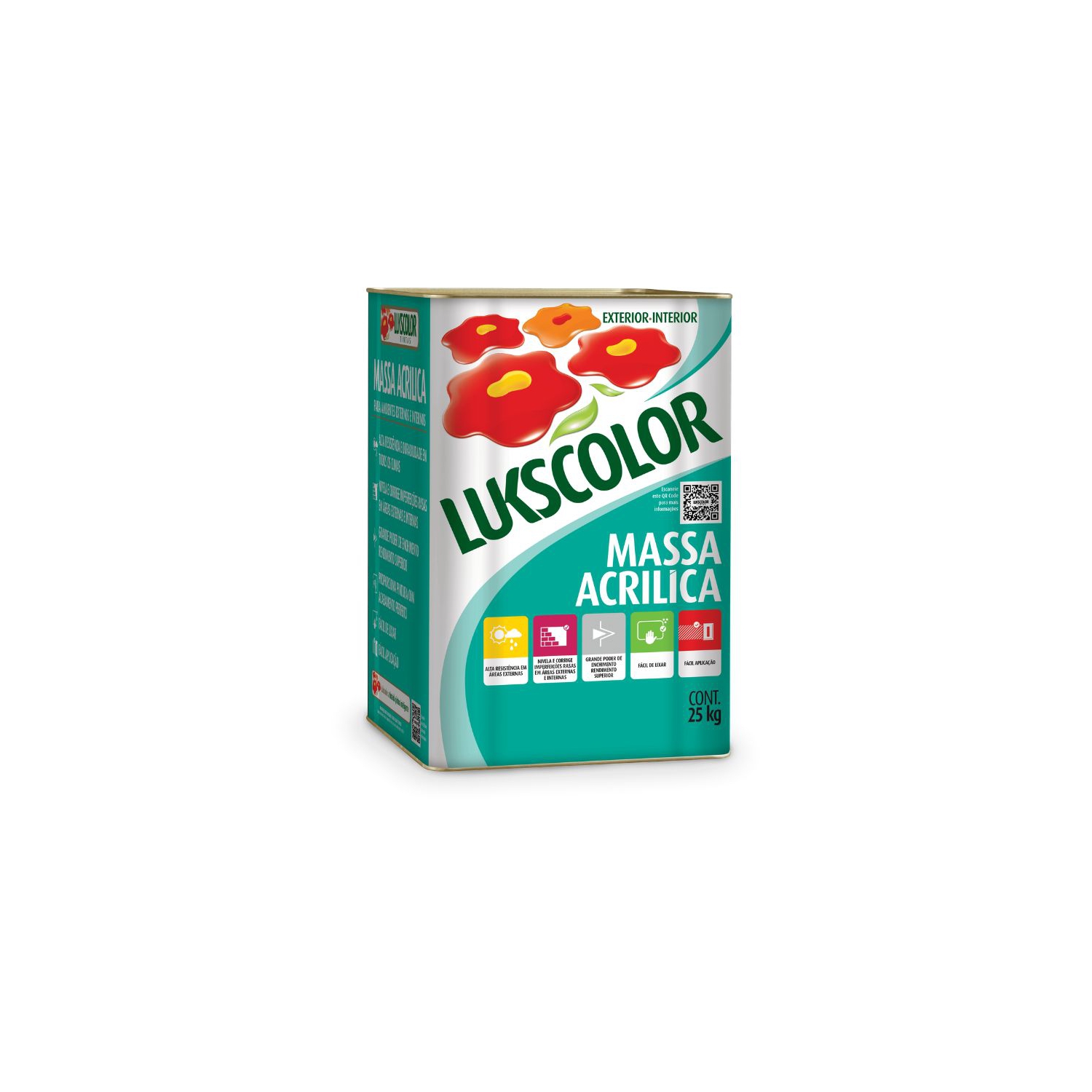 MASSA ACRÍLICA [LUKSCOLOR] 25KG