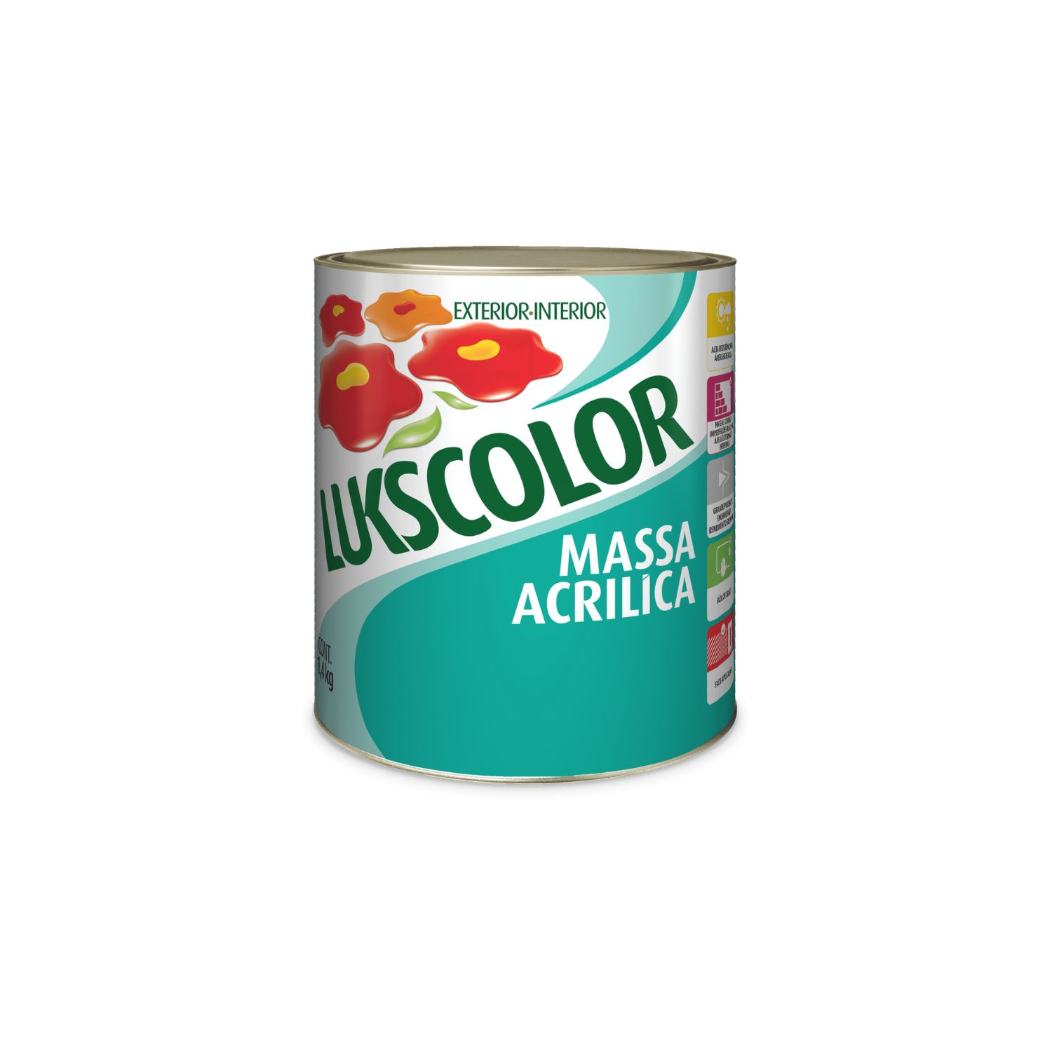 MASSA ACRÍLICA [LUKSCOLOR] 1,4KG