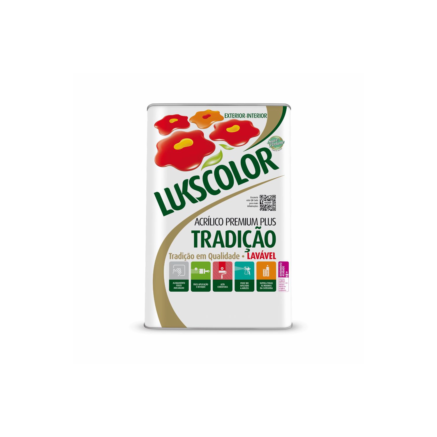 TINTA ACRÍLICA LAVÁVEL TRADIÇÃO [LUKSCOLOR] 18L
