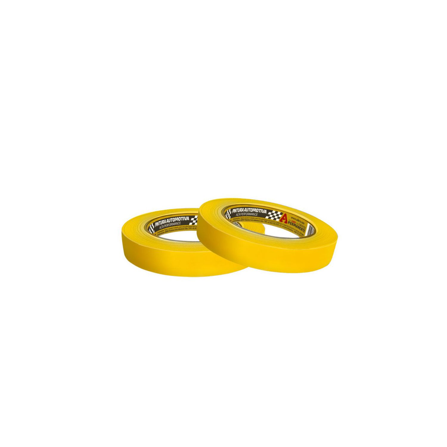Fita Crepe Amarelo 18x50 Mascaramento Automotivo - Adere
