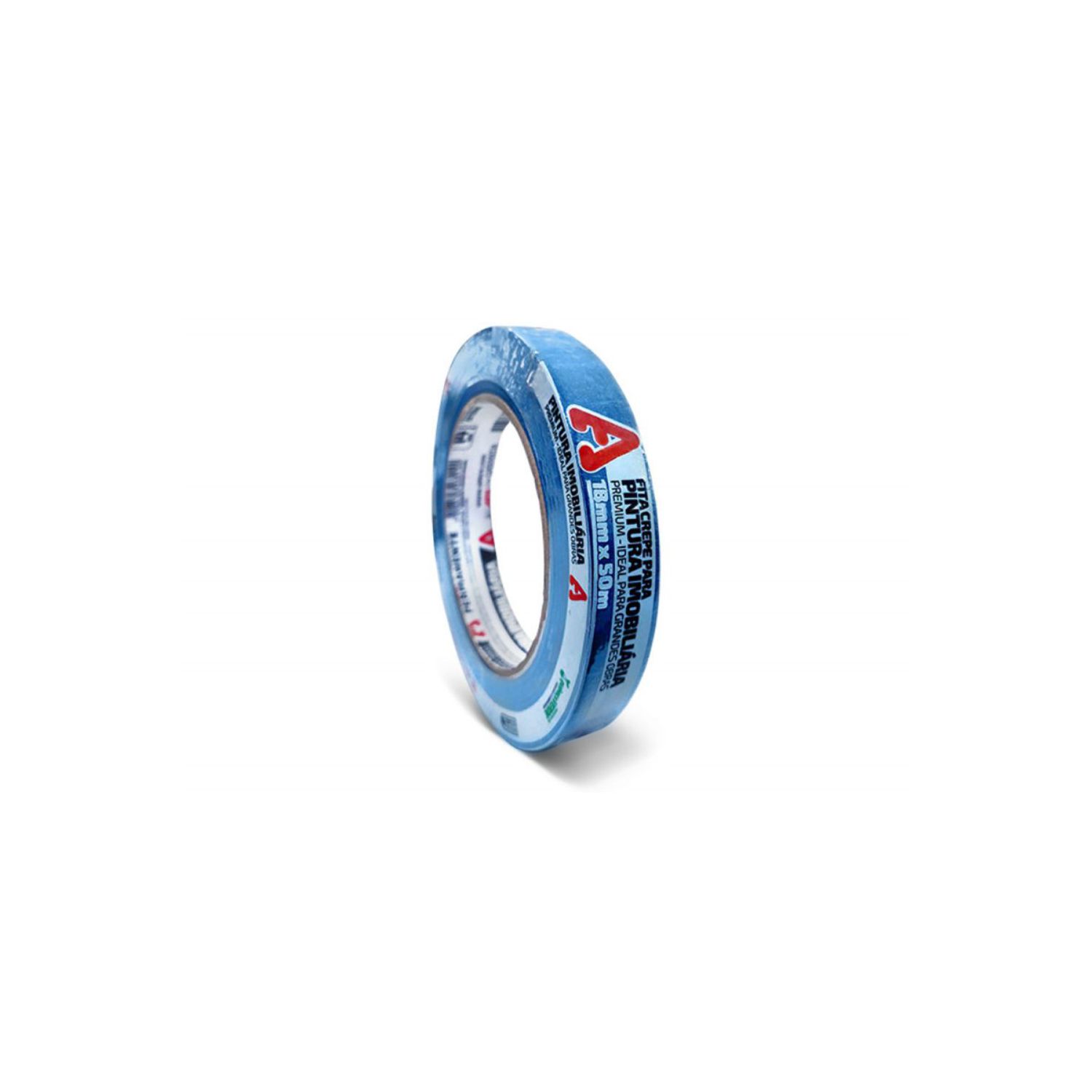 Fita Crepe Azul 18x50 Imobiliaria Parede - Adere