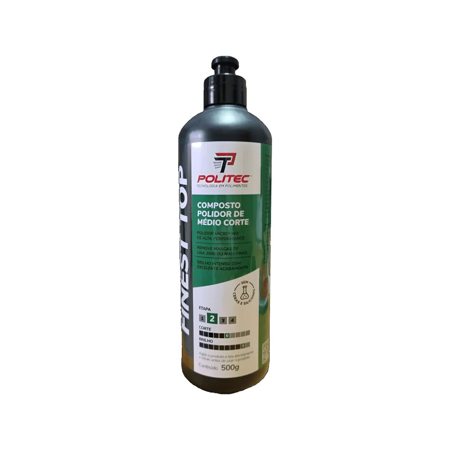 Polidor Médio Corte Finest Top 500g - Politec