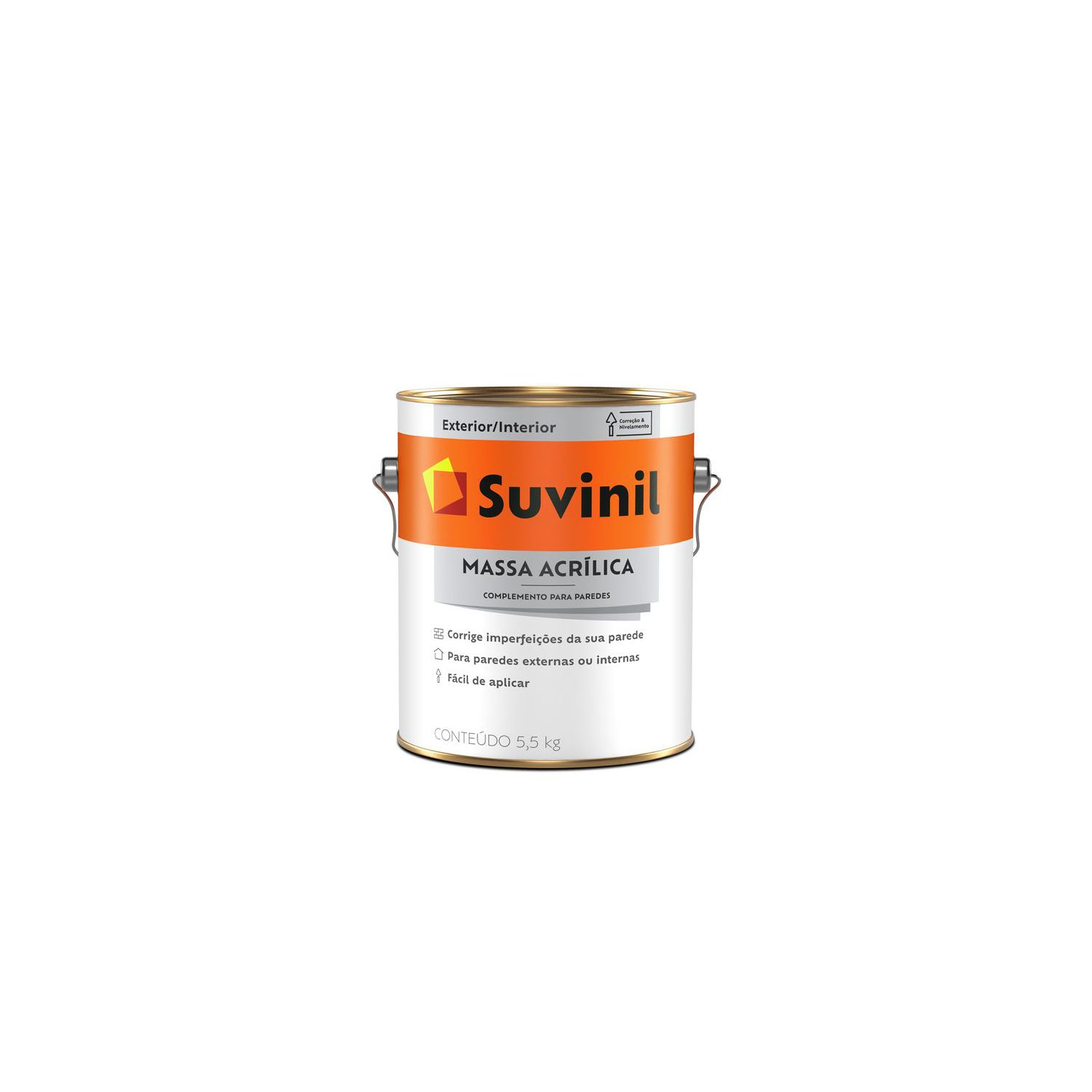Massa Acrílica Interna e Externa Áreas Úmidas 5Kg - Suvinil