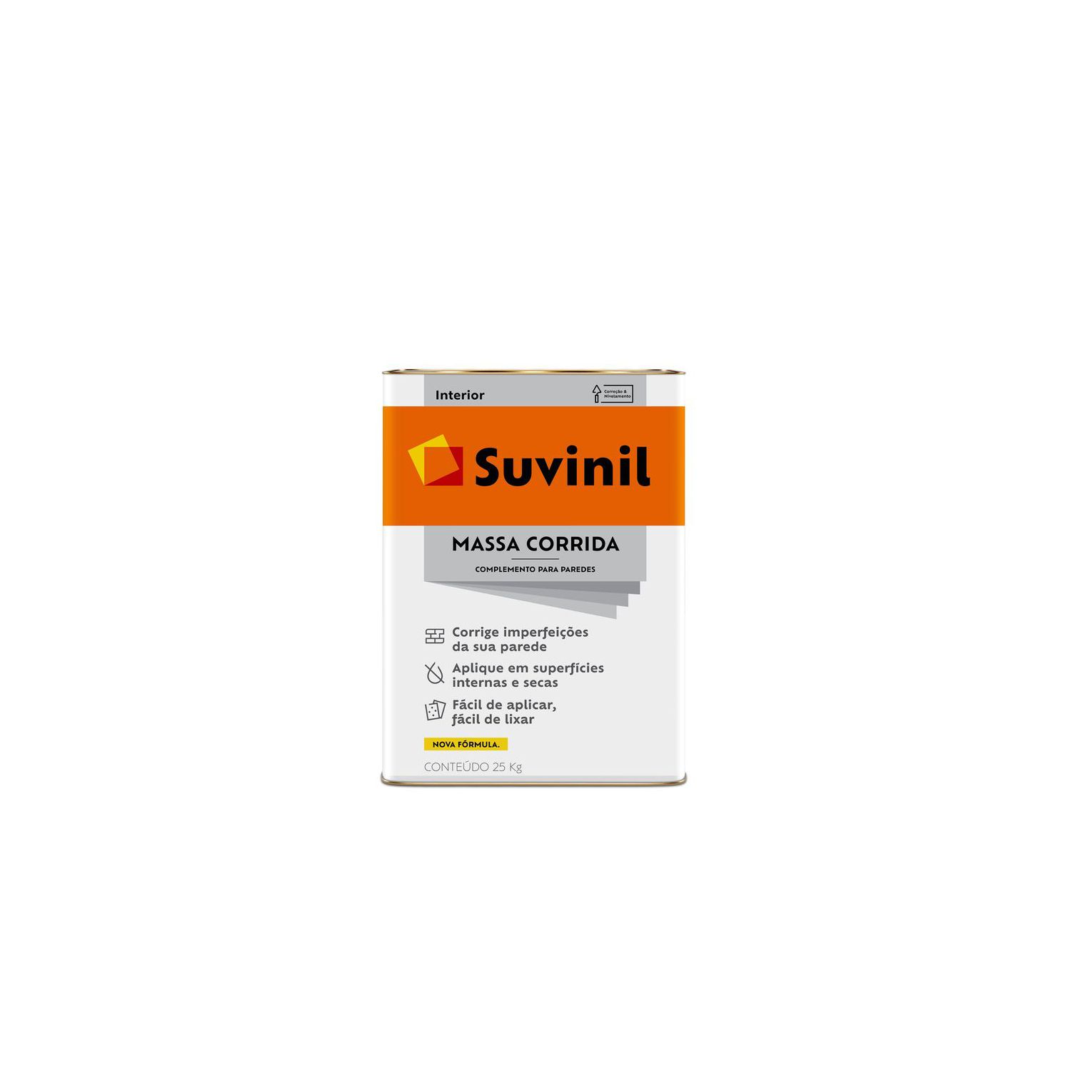 Massa Corrida Interna Nivela e Corrige 25kg - Suvinil