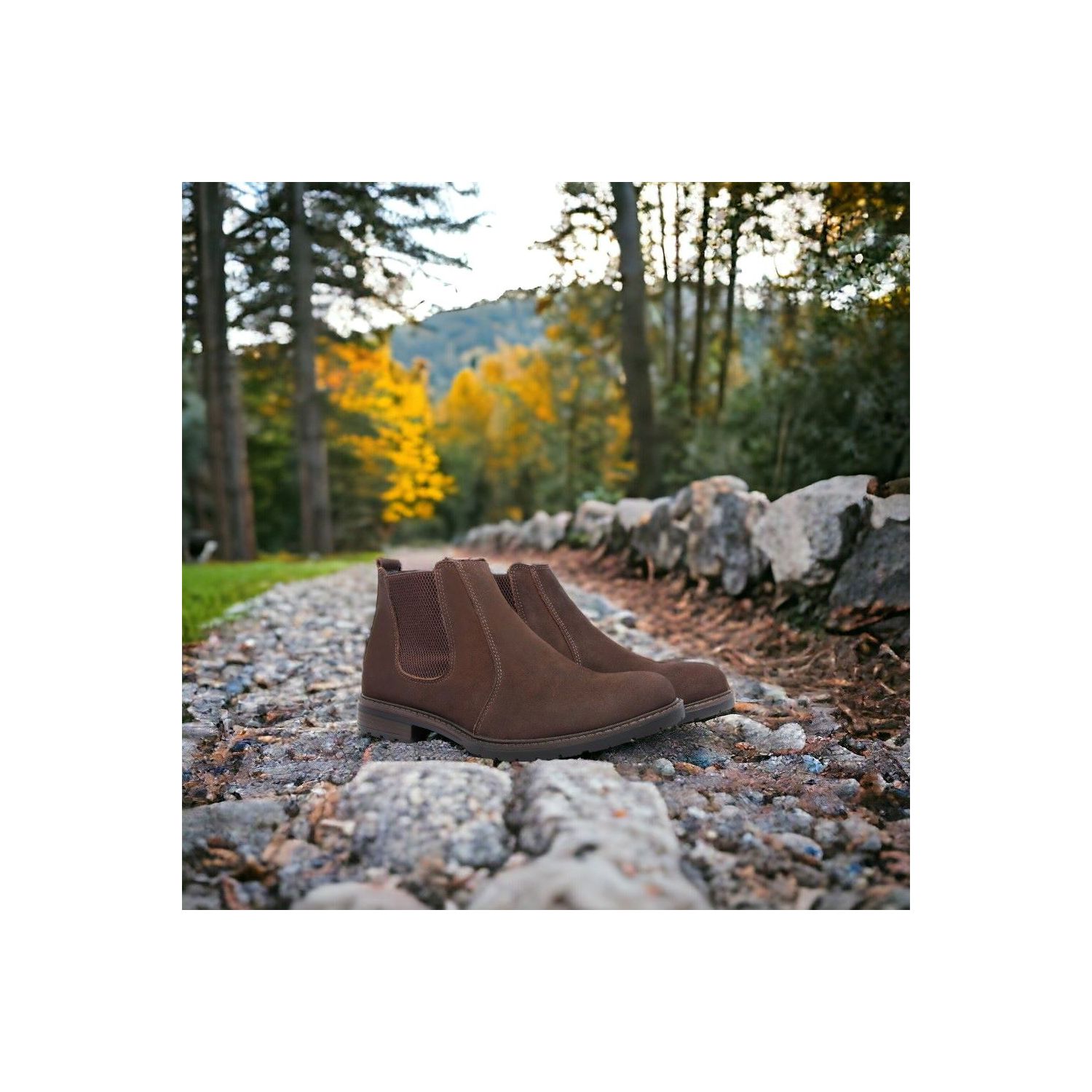 Botina Damers Masculina De Couro Legítimo