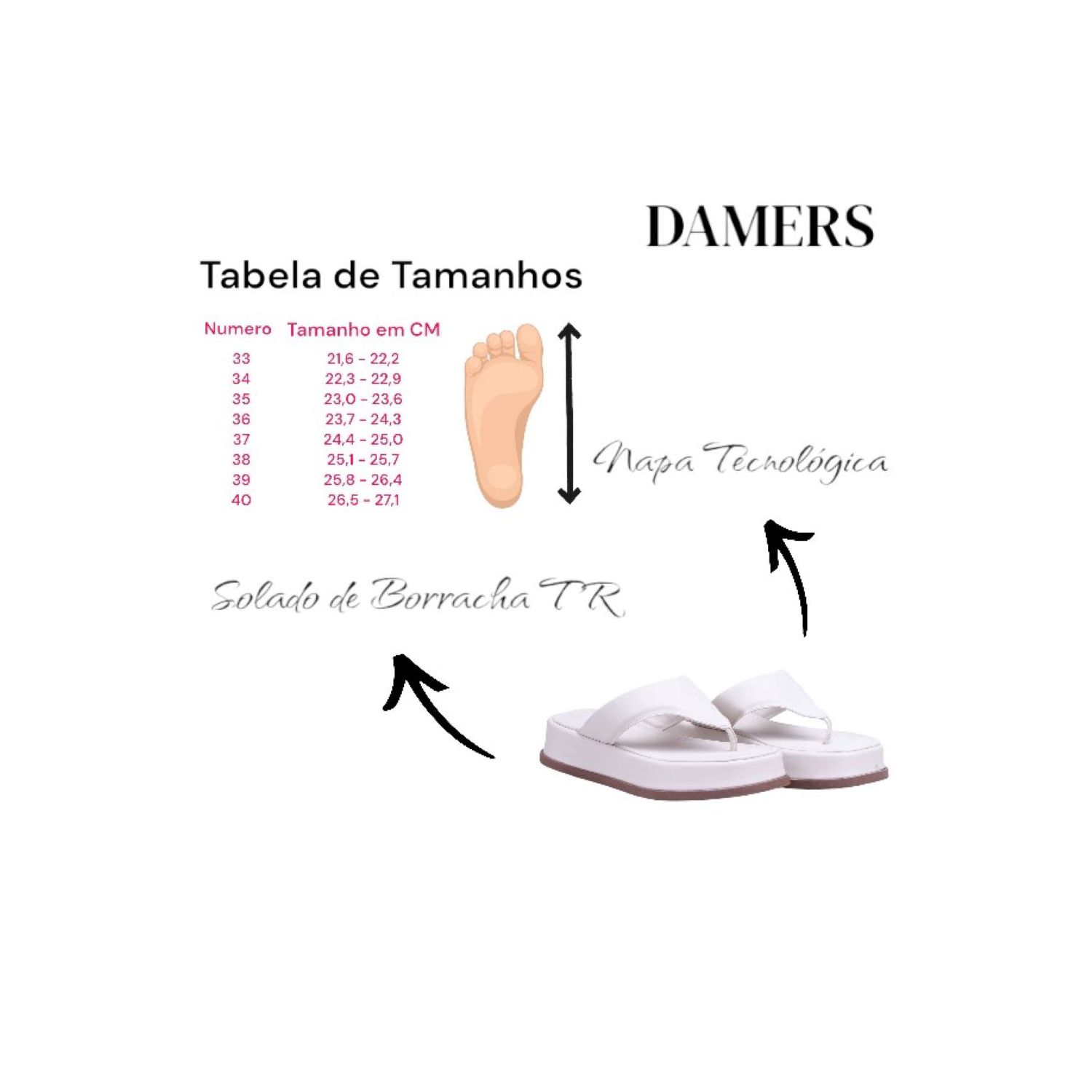Sandália Damers Feminina Papete Flat Off White