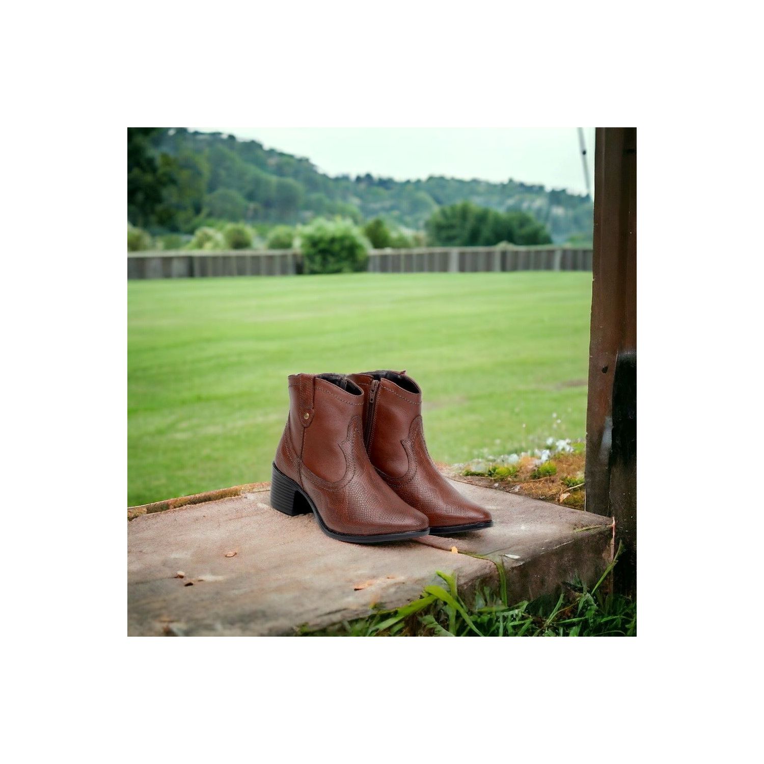 Bota Damers Feminina Country Western Marrom