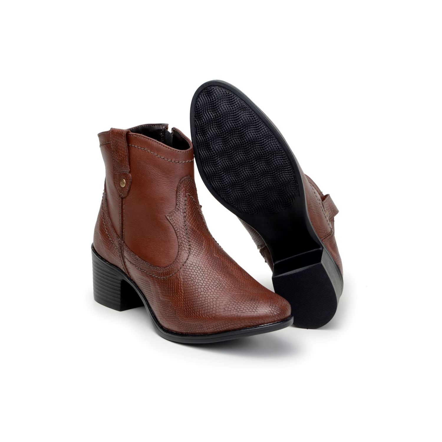 Bota Damers Feminina Country Western Marrom