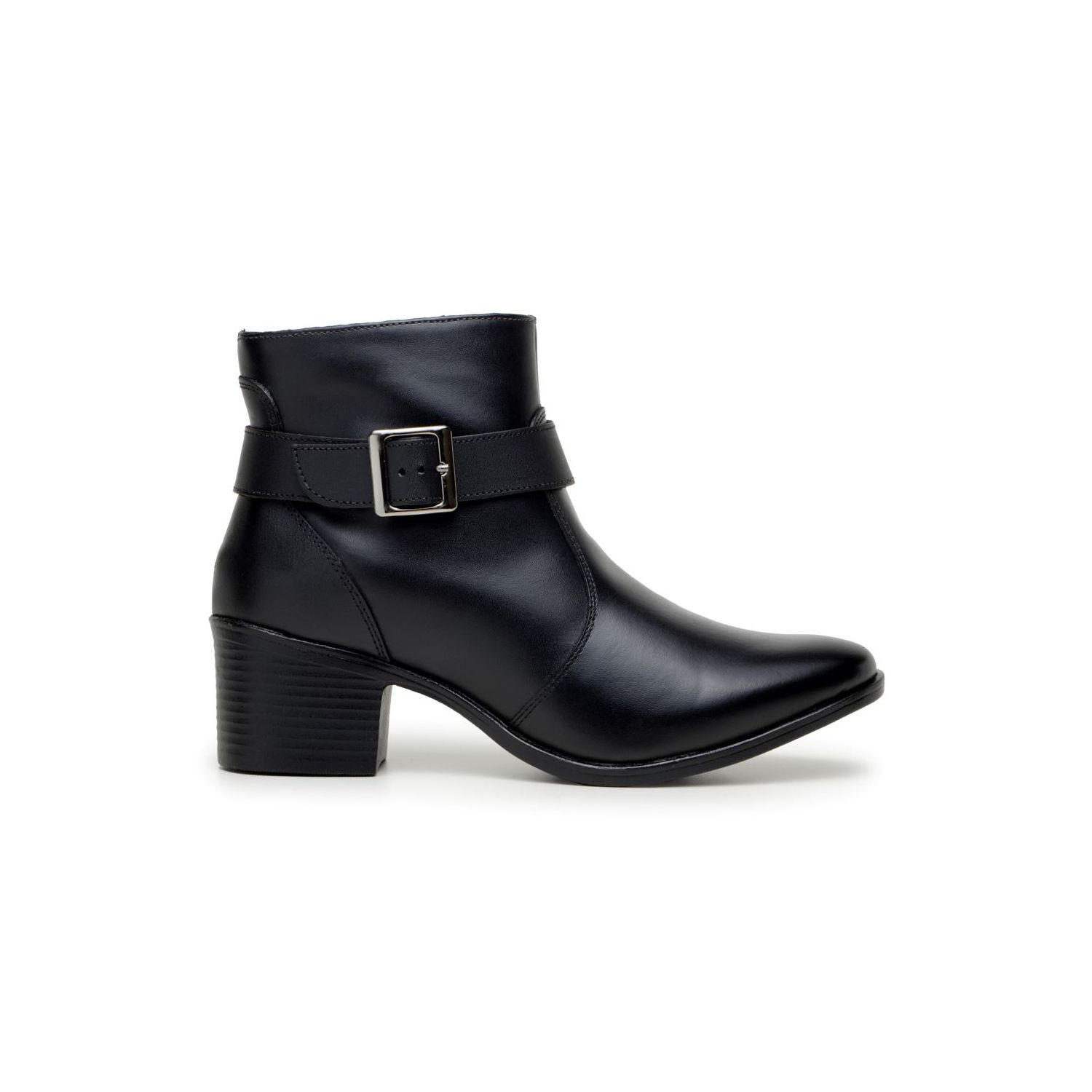 Bota Damers Feminina Cano Curto Couro Legítimo 3 e... - DAMERS