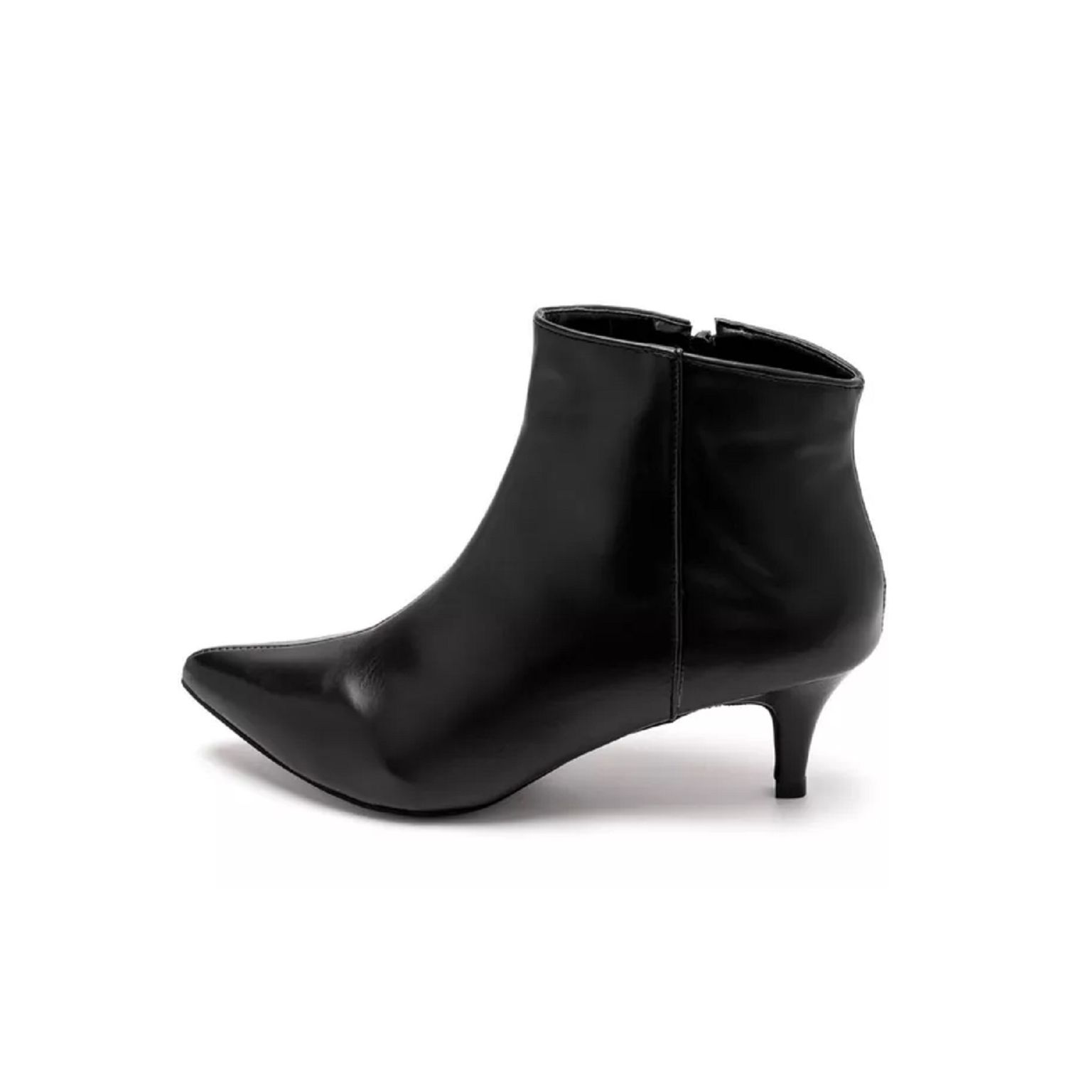 Bota Damers Feminina De Bico Fino Cano Curto