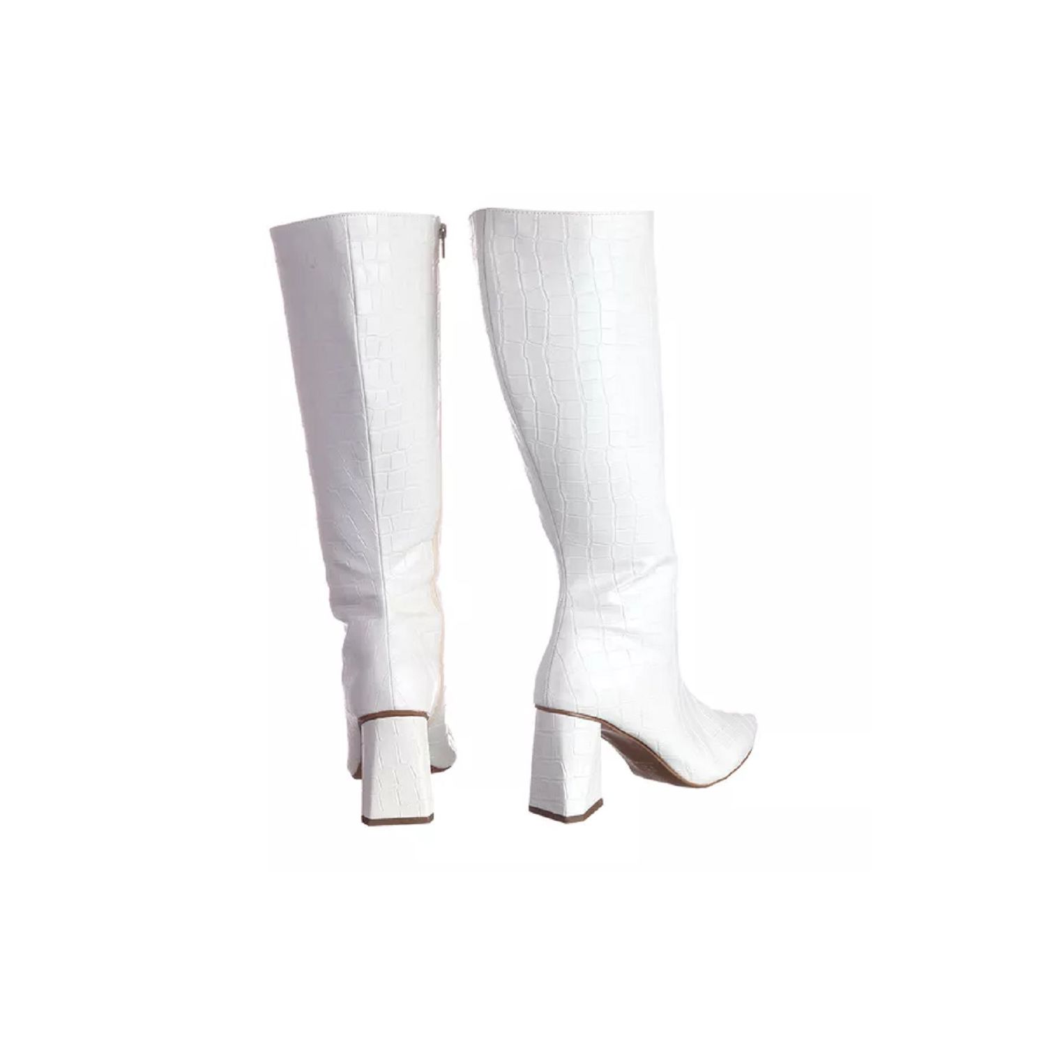 Bota Damers Feminina De Cano Longo Salto Triângulo