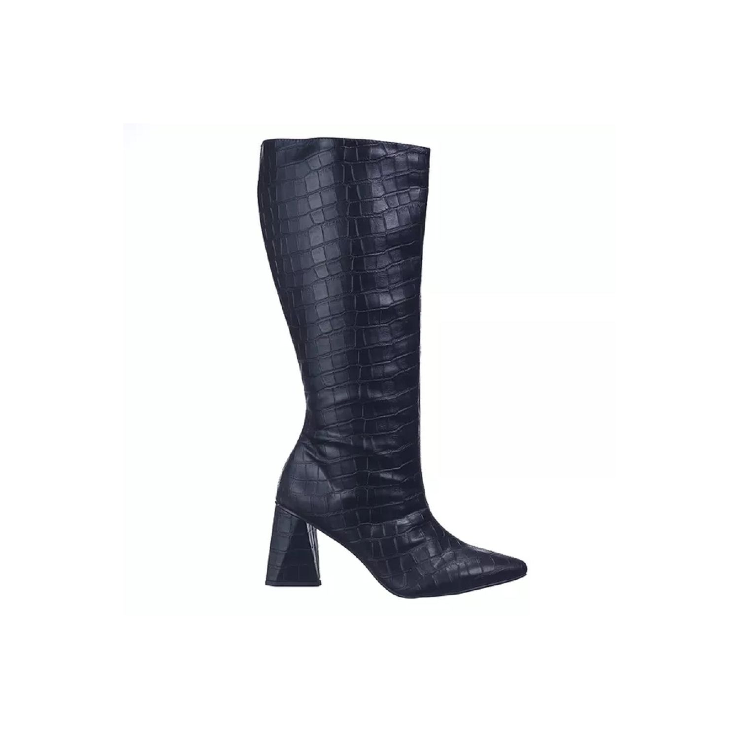 Bota Damers Feminina De Cano Longo Salto Triângulo - DAMERS