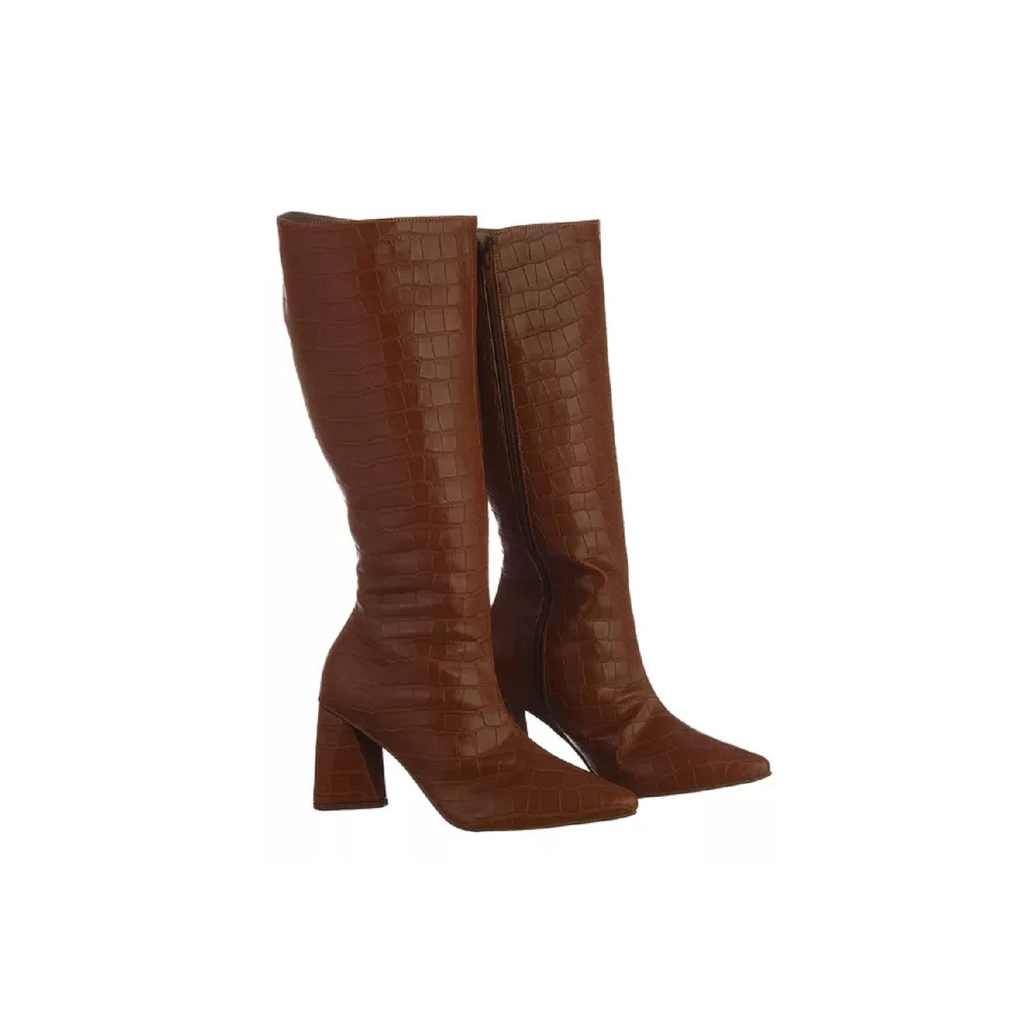 Bota Damers Feminina De Cano Longo Salto Triângulo