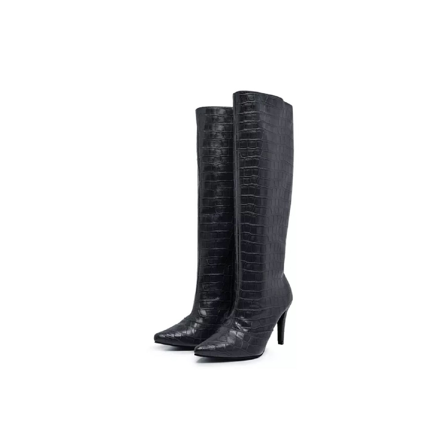 Bota Damers Feminina De Cano Longo Salto Fino