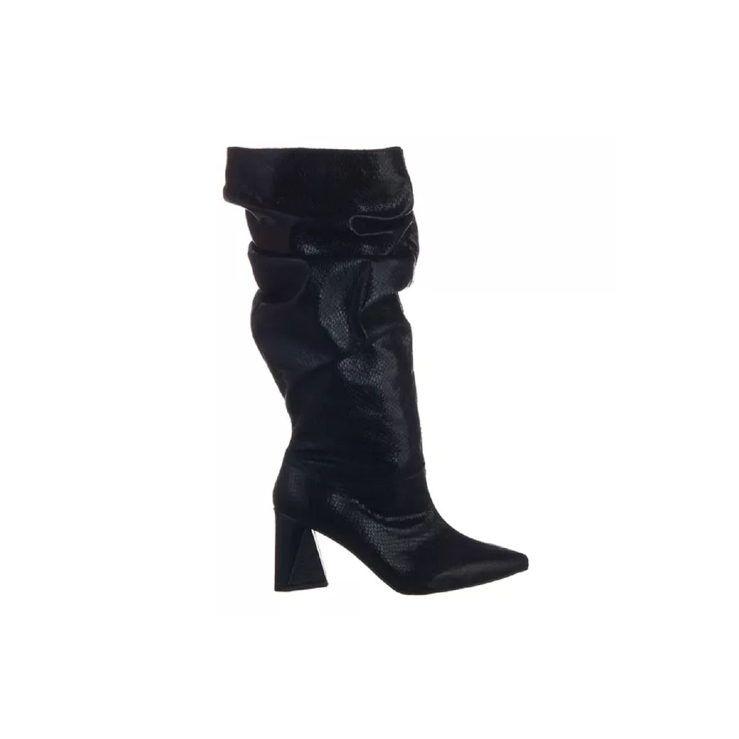 Bota Damers Feminina De Cano Longo Salto Médio Tri... - DAMERS