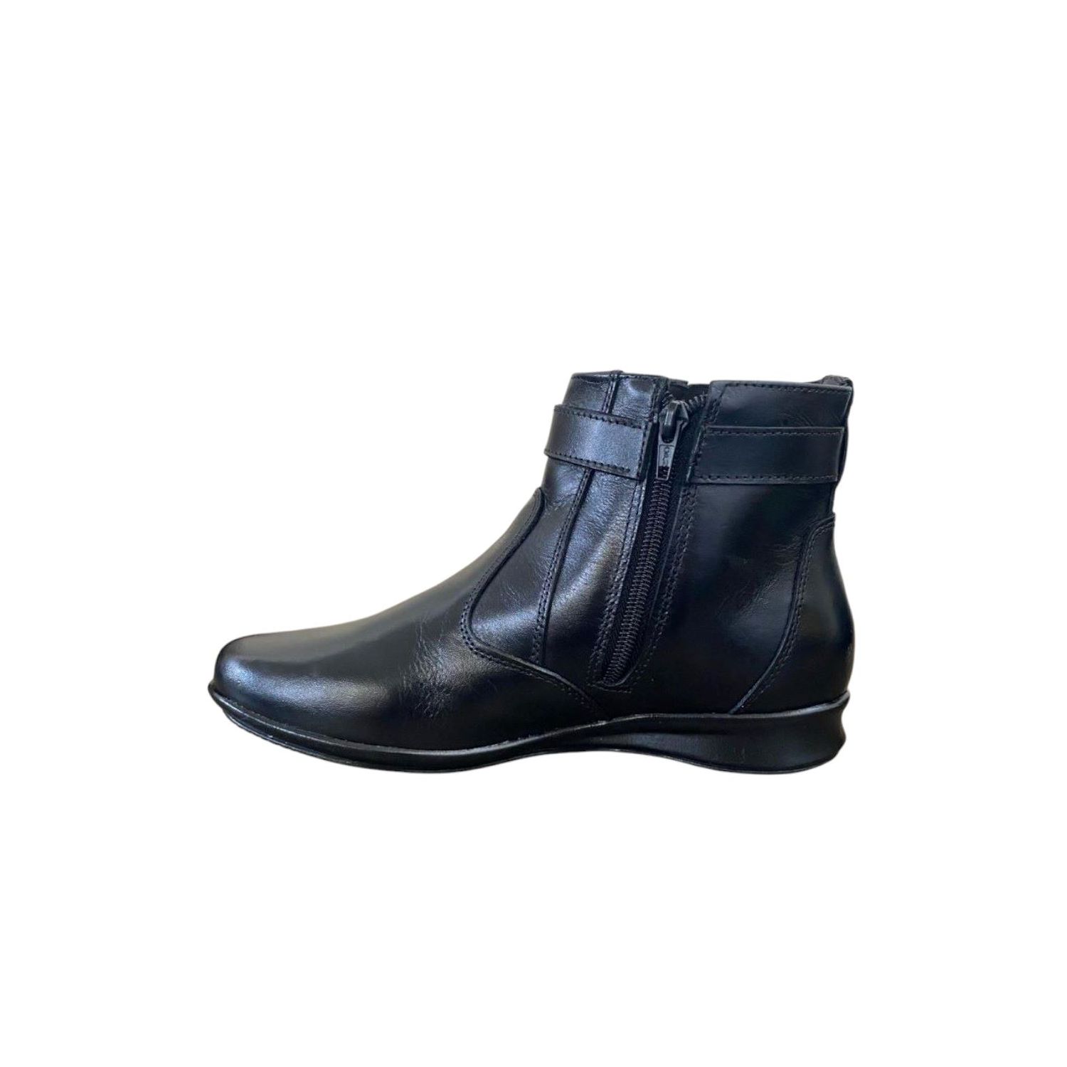 Bota Damers Feminina Cano Curto Impressão 3D Preto