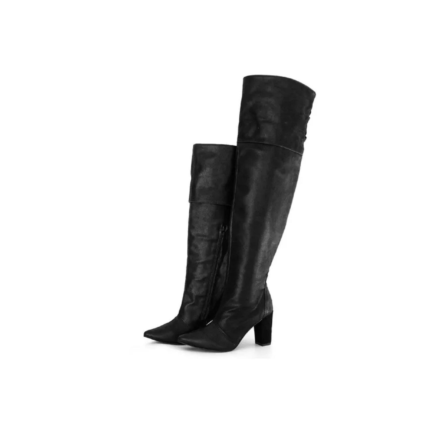 Bota Damers Feminina De Cano Alto Grosso Nobucado