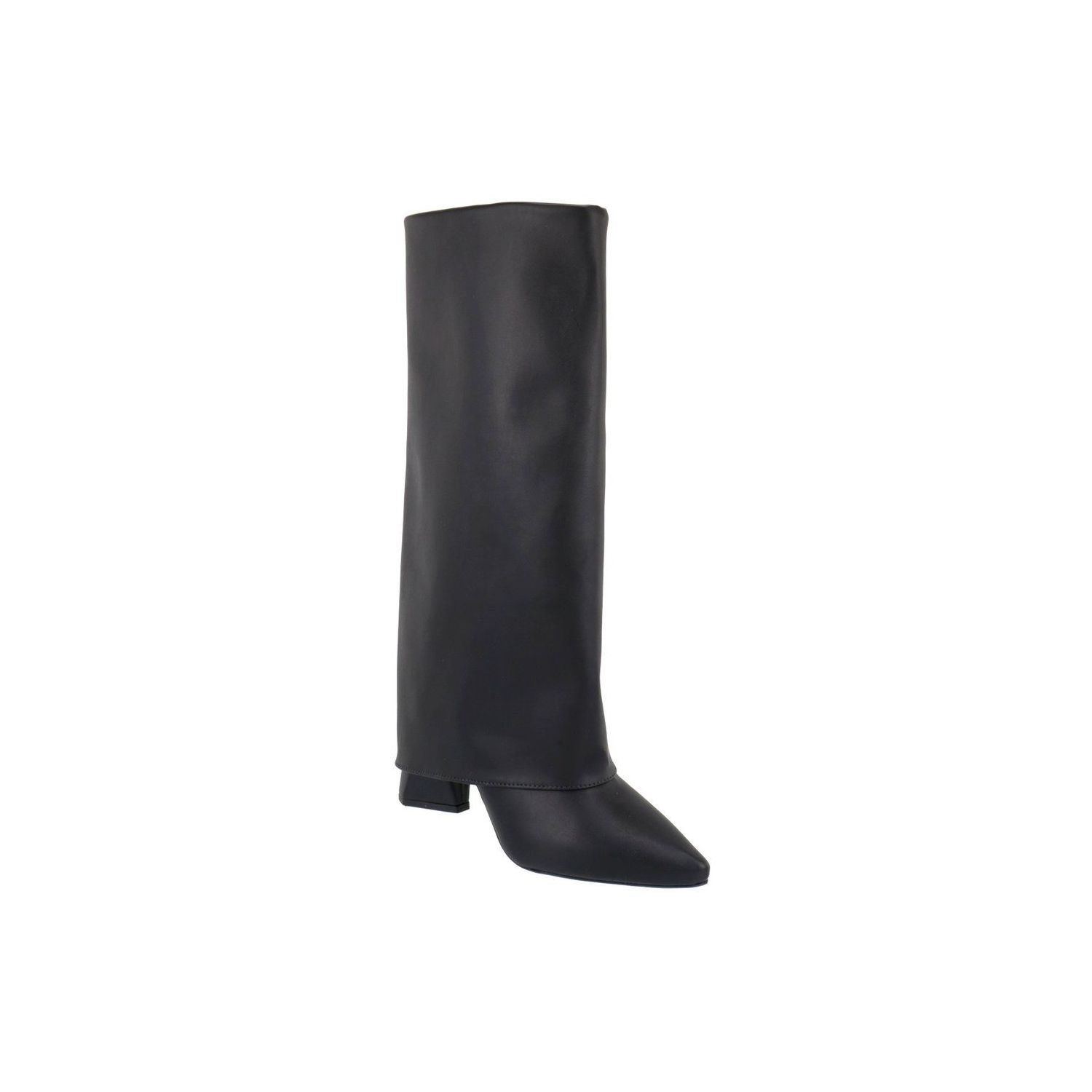 Bota Damers Feminina Capa Salto Geométrico Preto