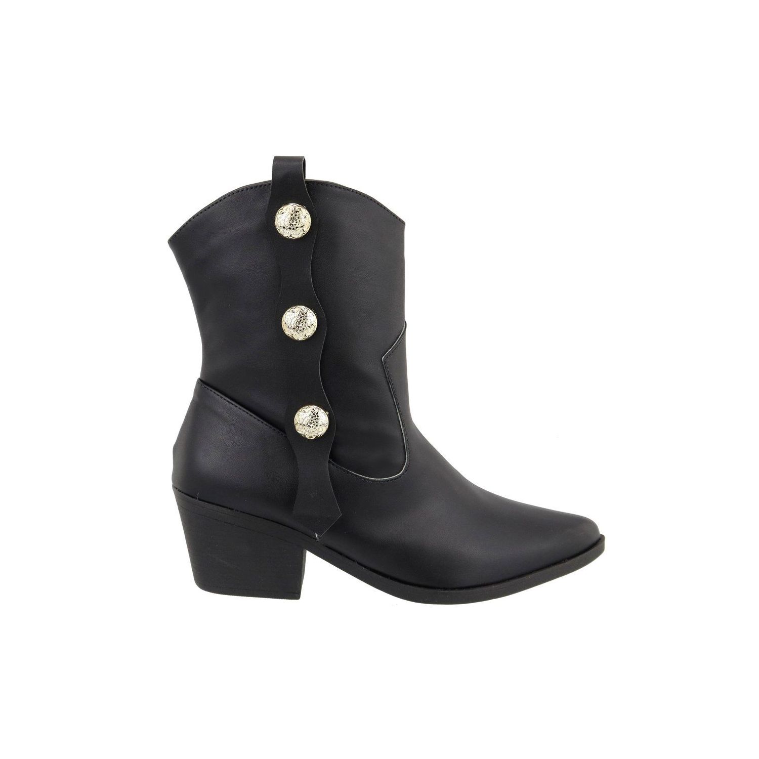 Bota Damers Feminina Western Boton Lateral - DAMERS