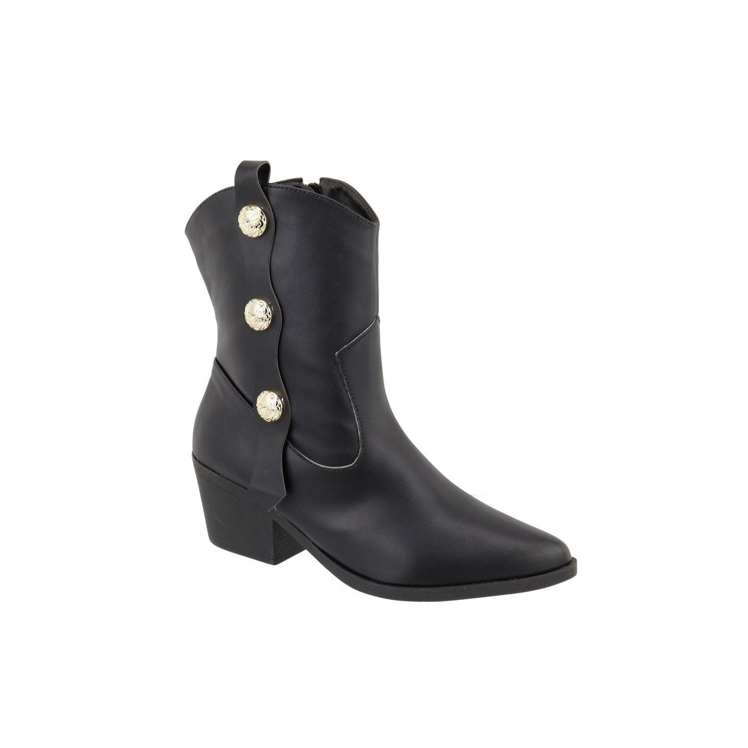 Bota Damers Feminina Western Boton Lateral