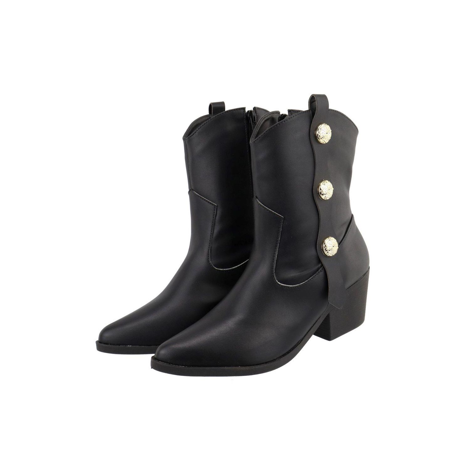 Bota Damers Feminina Western Boton Lateral
