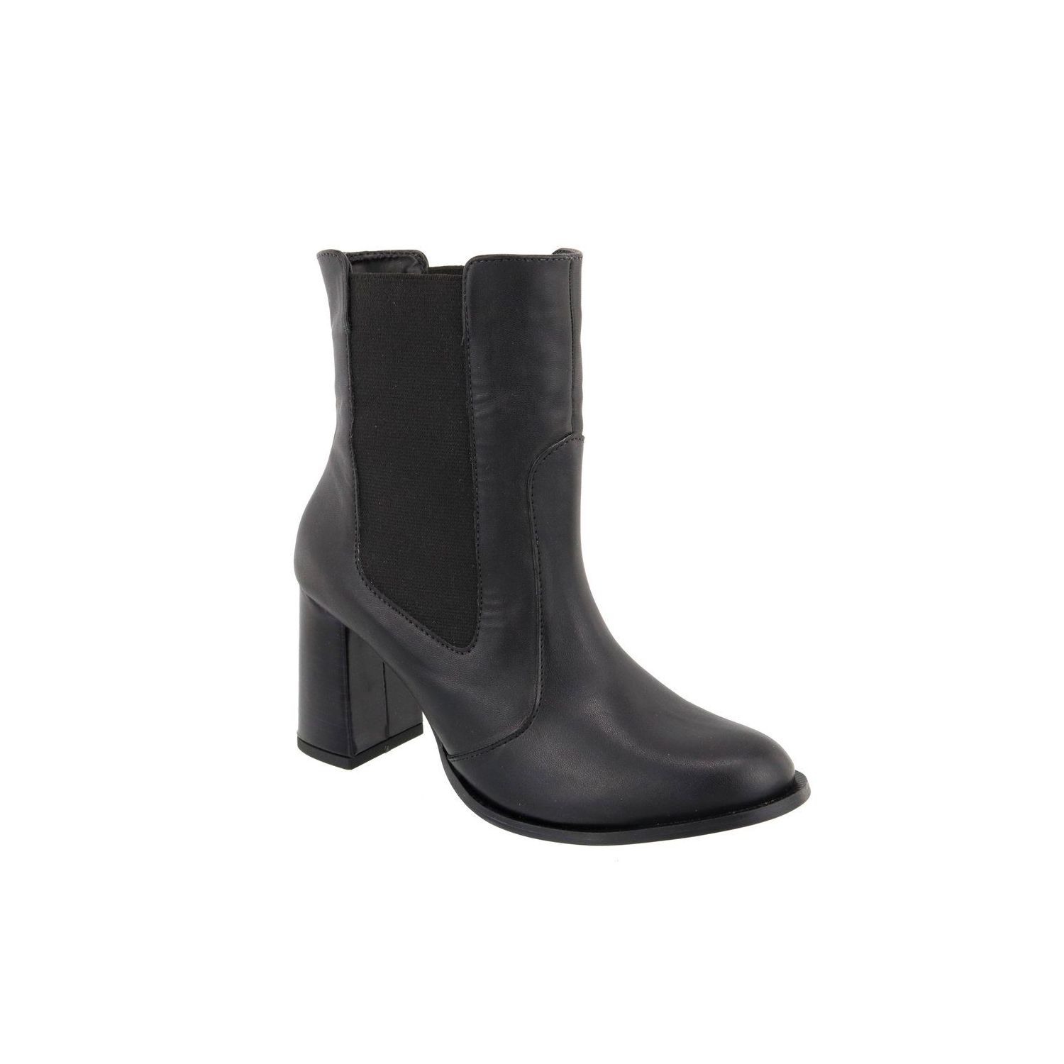 Bota Damers Feminina Salto Confort Elástico Lateral 