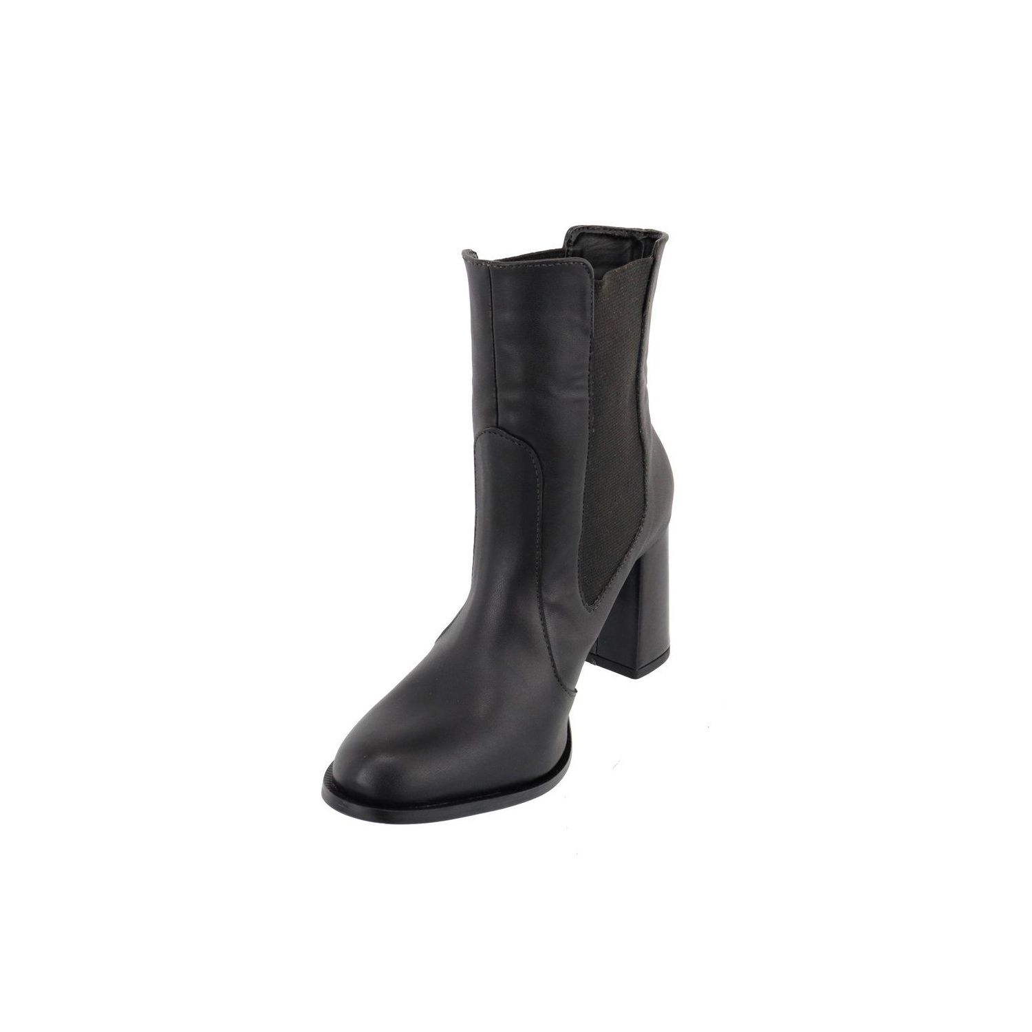 Bota Damers Feminina Salto Confort Elástico Lateral 