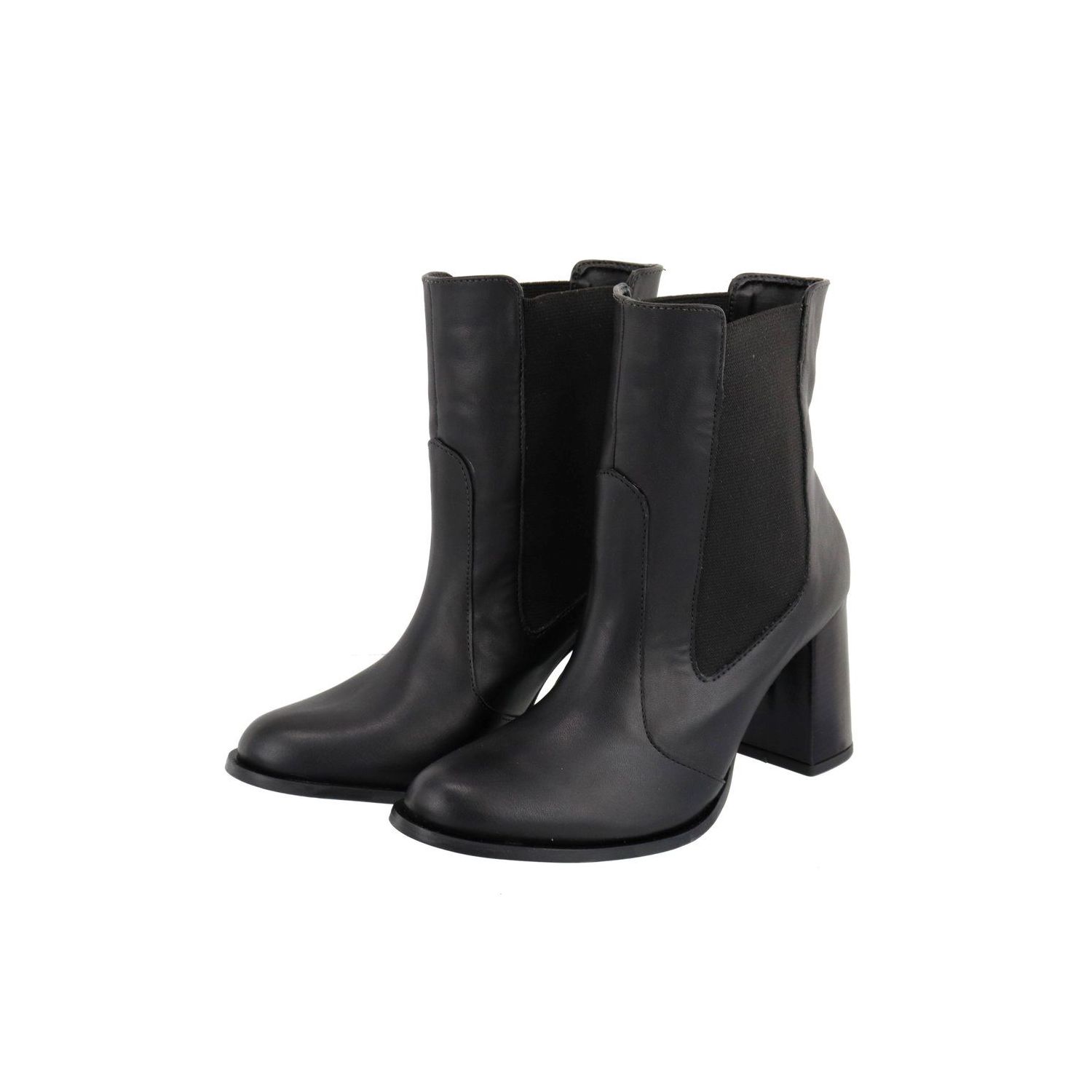 Bota Damers Feminina Salto Confort Elástico Lateral 