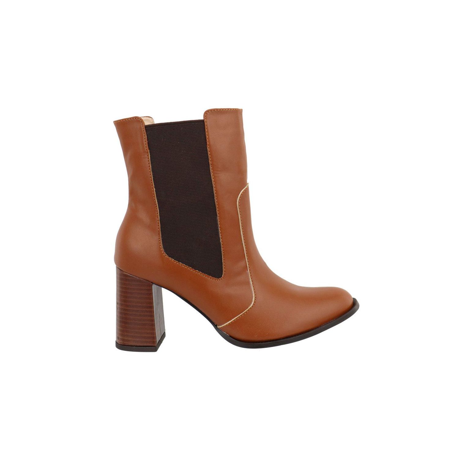 Bota Damers Feminina Salto Confort Elástico Latera... - DAMERS