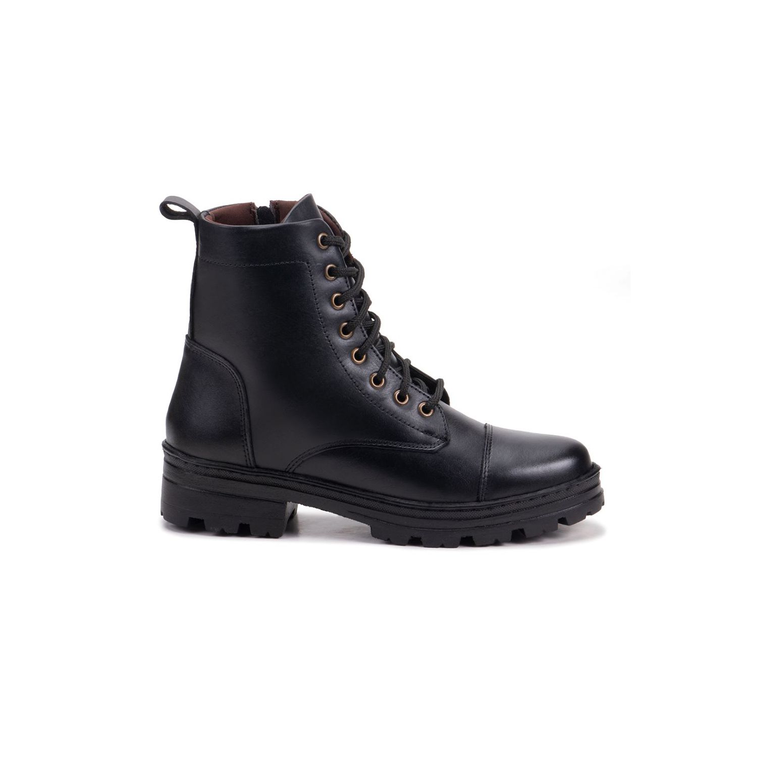 Bota Damers Feminina de Couro Legítimo Cano Curto - DAMERS