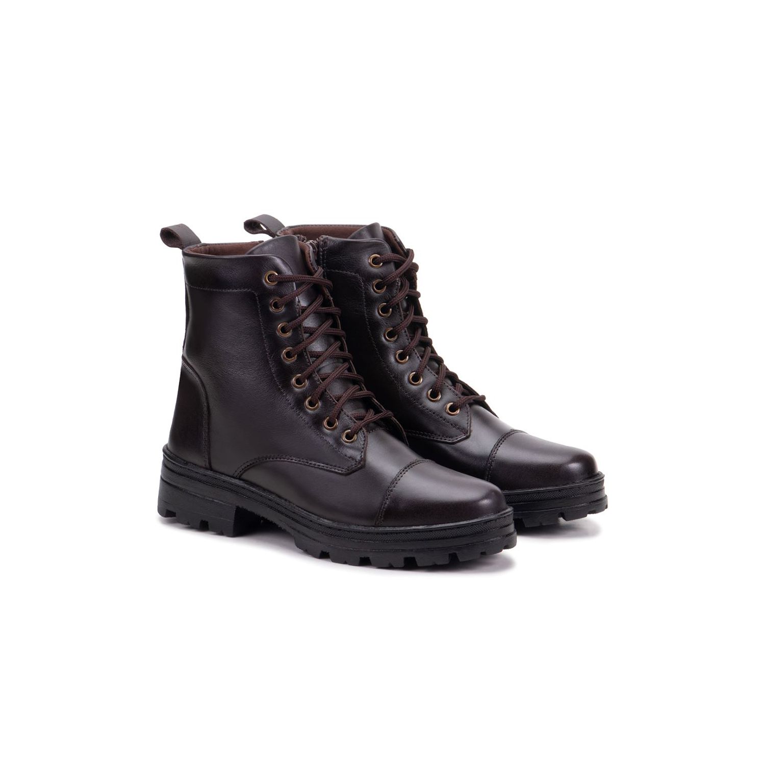 Bota Damers Feminina de Couro Legítimo Cano Curto