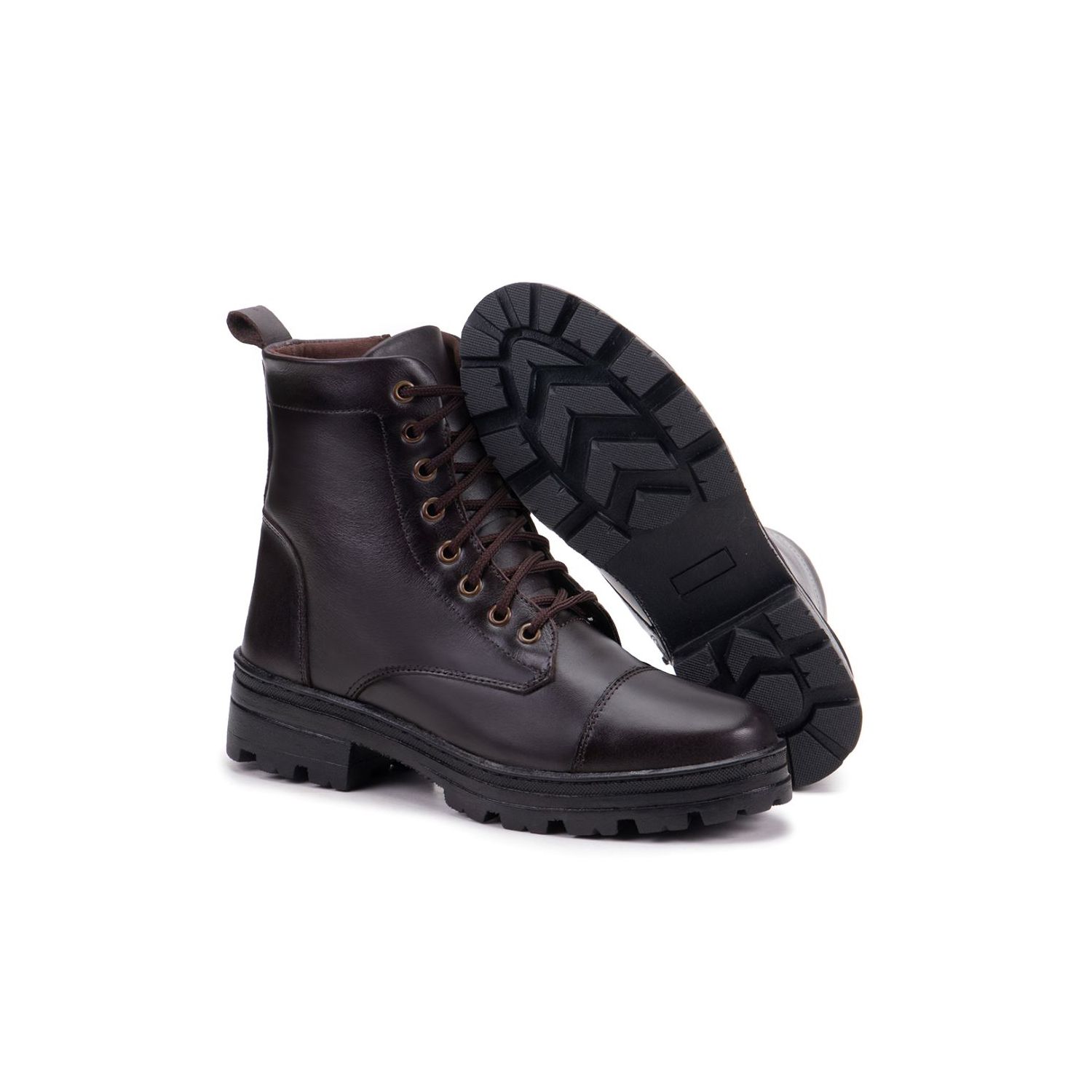 Bota Damers Feminina de Couro Legítimo Cano Curto