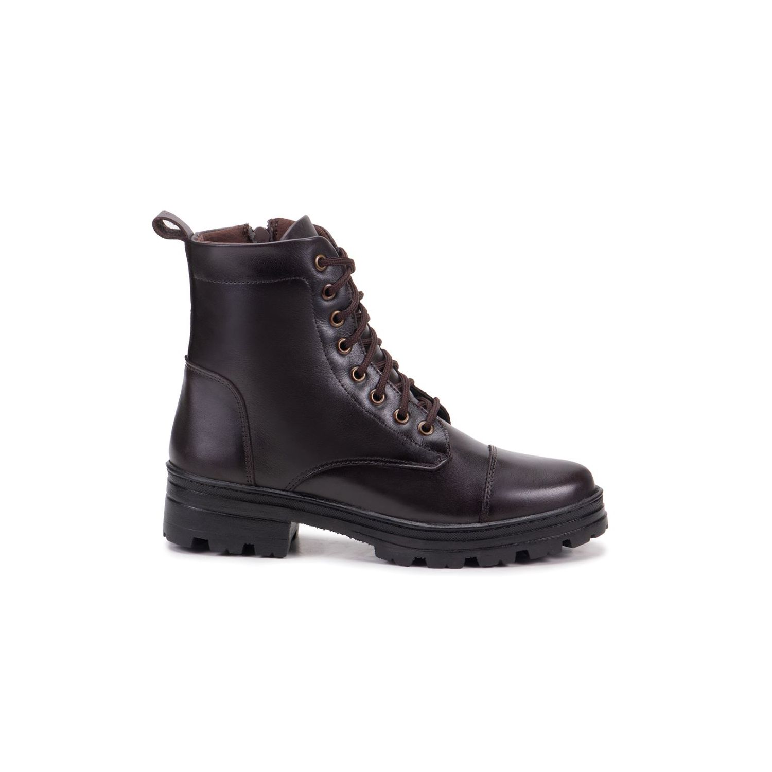 Bota Damers Feminina de Couro Legítimo Cano Curto - DAMERS