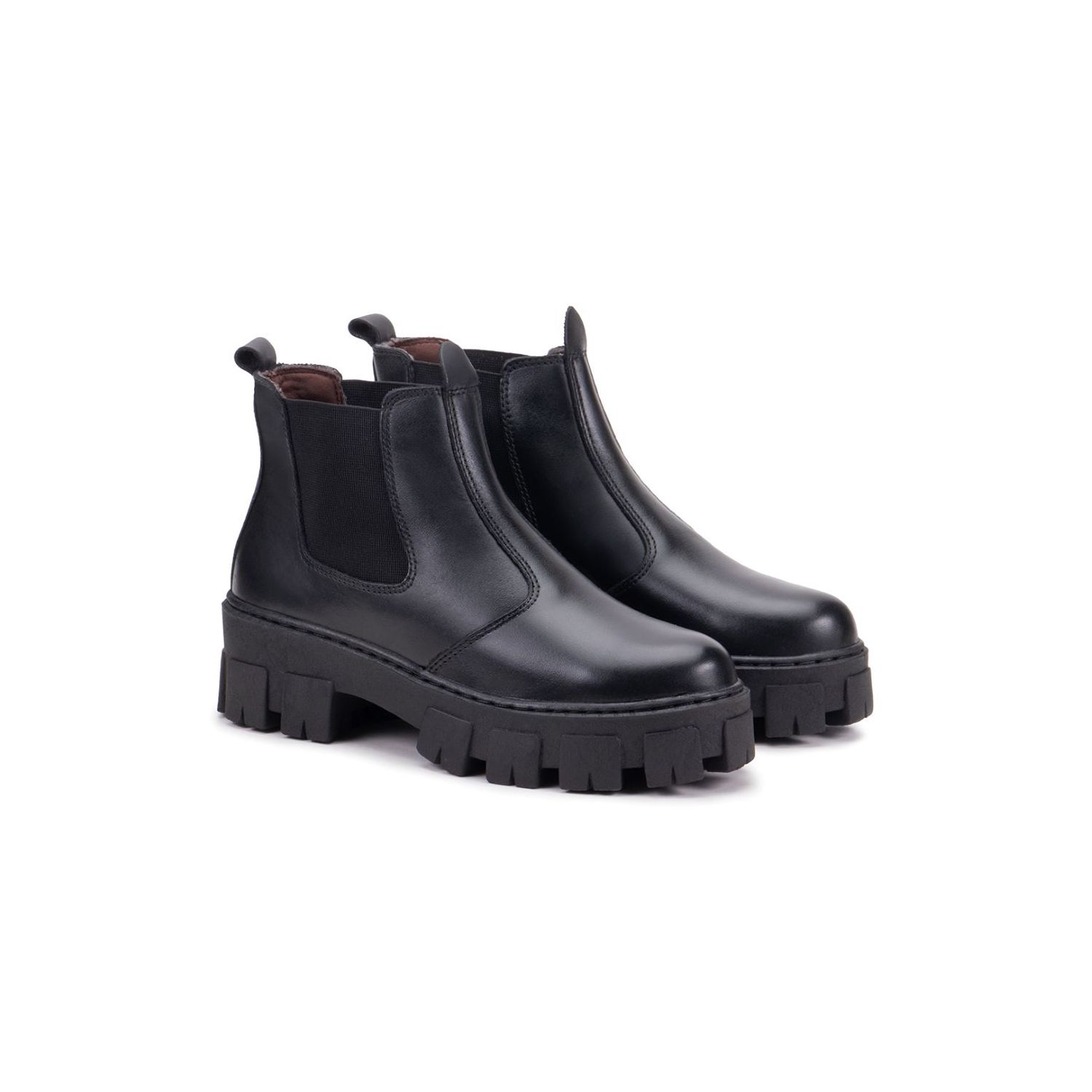 Bota Damers Feminina de Couro Legítimo Cano Curto