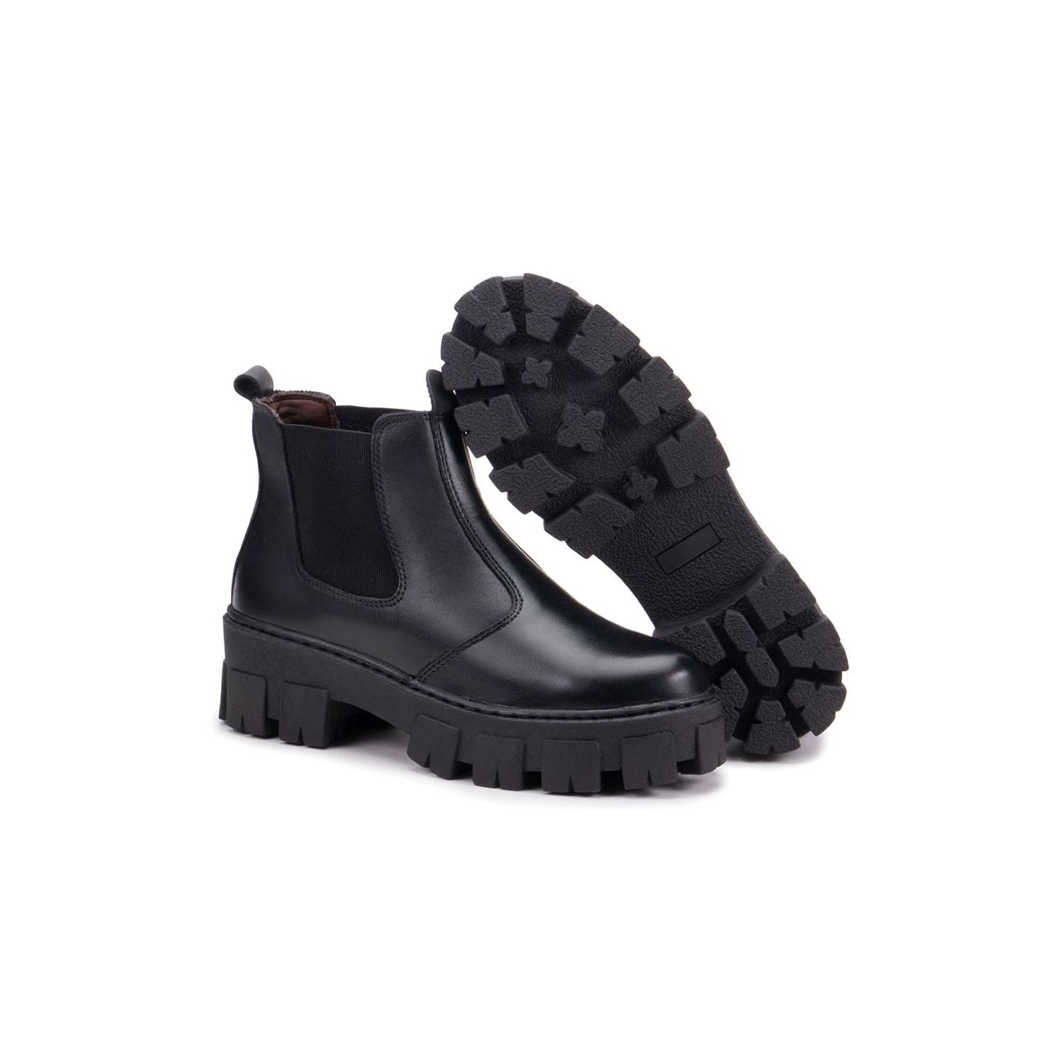 Bota Damers Feminina de Couro Legítimo Cano Curto