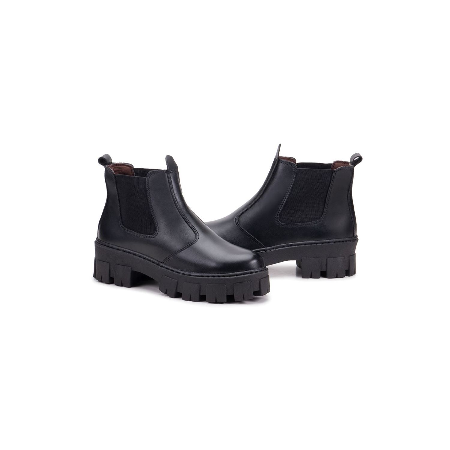 Bota Damers Feminina de Couro Legítimo Cano Curto