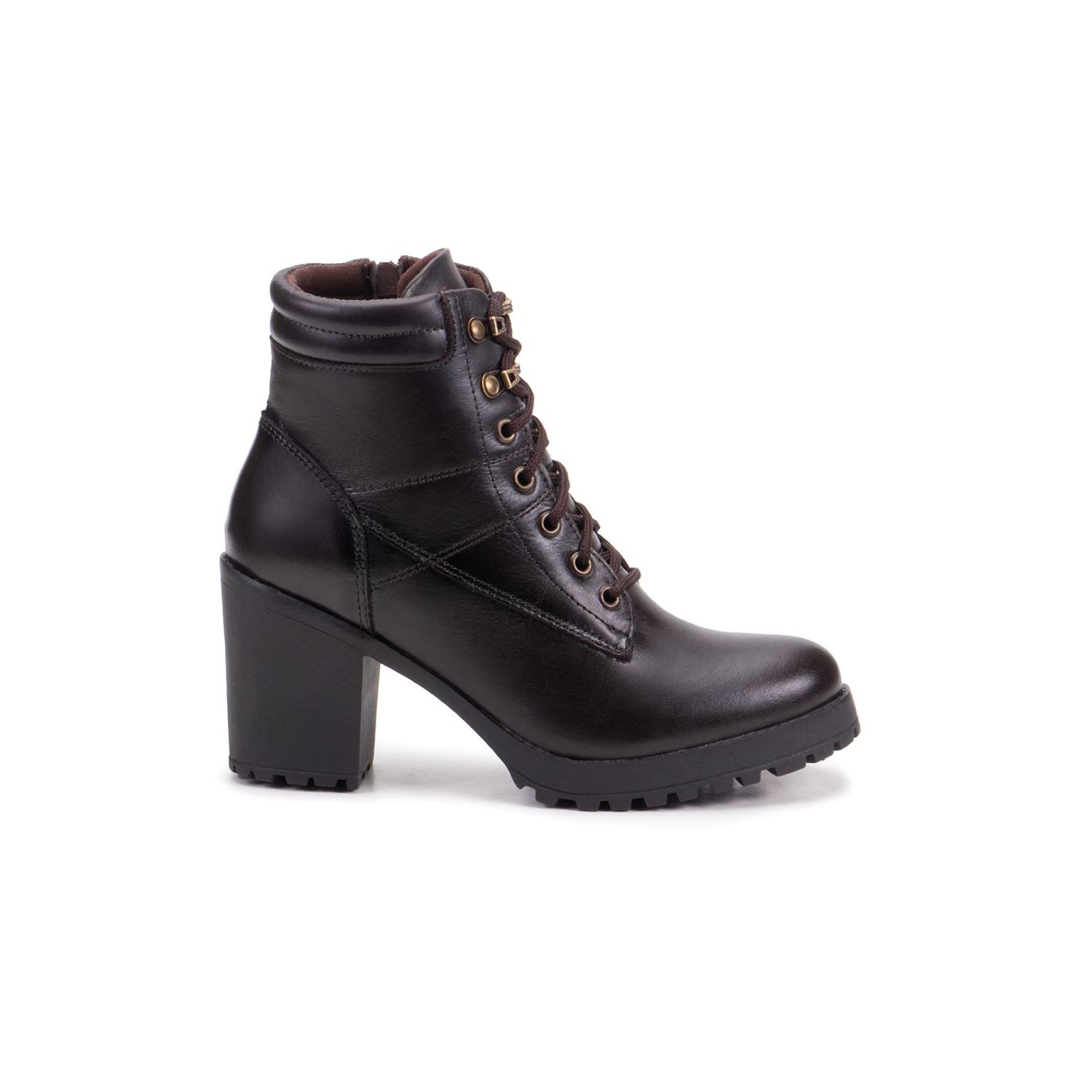 Bota Damers Feminina de Couro Legítimo Cano Baixo - DAMERS