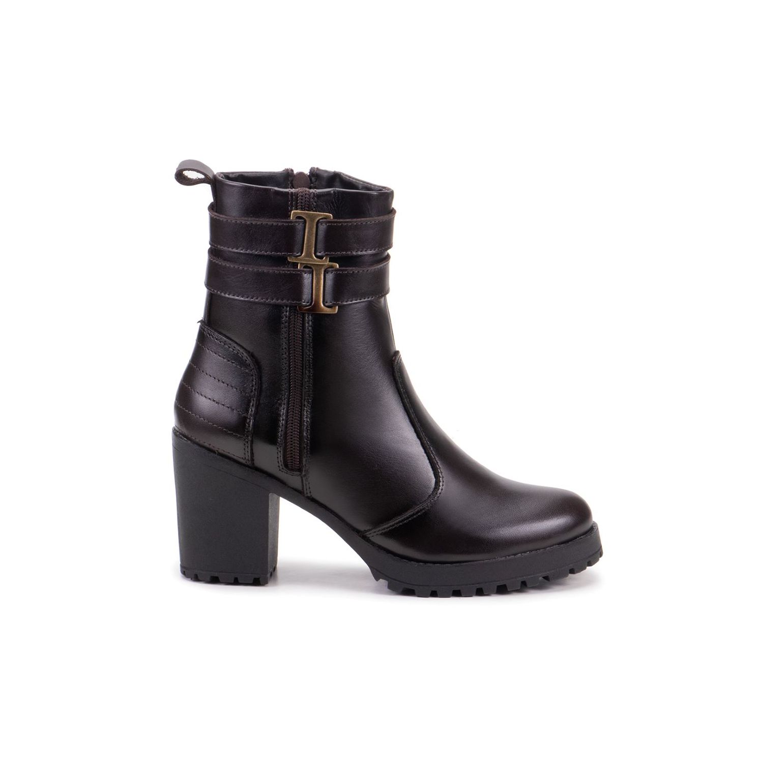 Bota Damers Feminina de Couro Legítimo Cano Curto - DAMERS