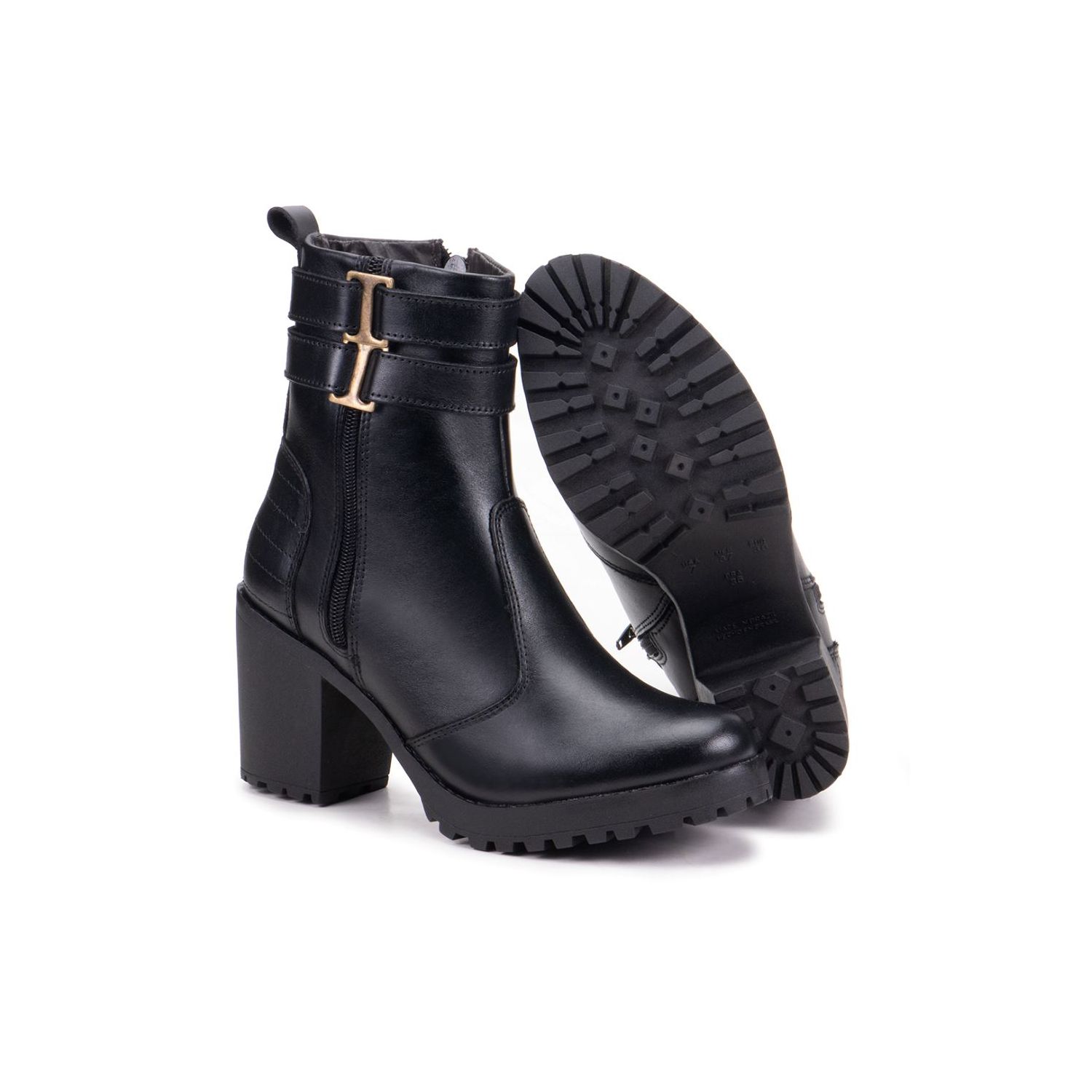 Bota Damers Feminina de Couro Legítimo Cano Curto