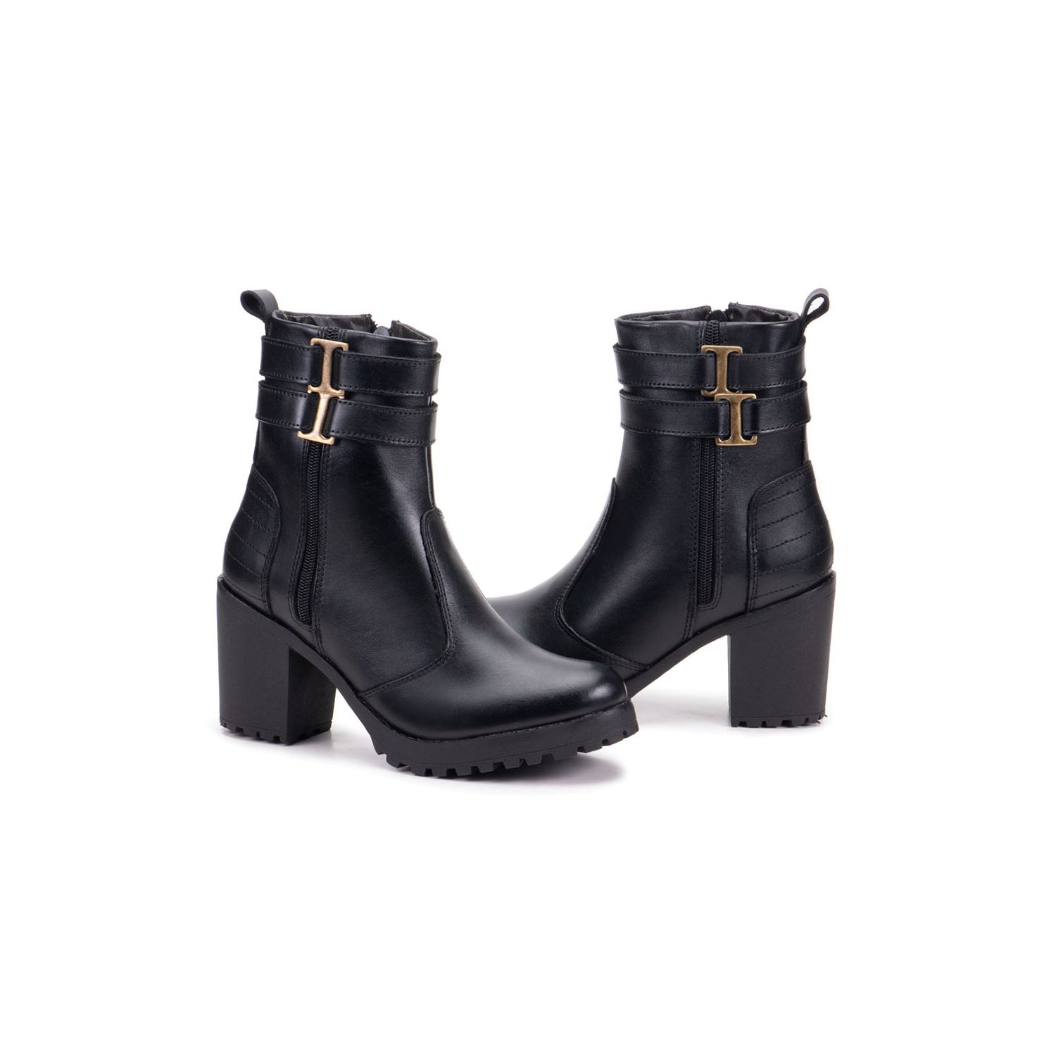 Bota Damers Feminina de Couro Legítimo Cano Curto