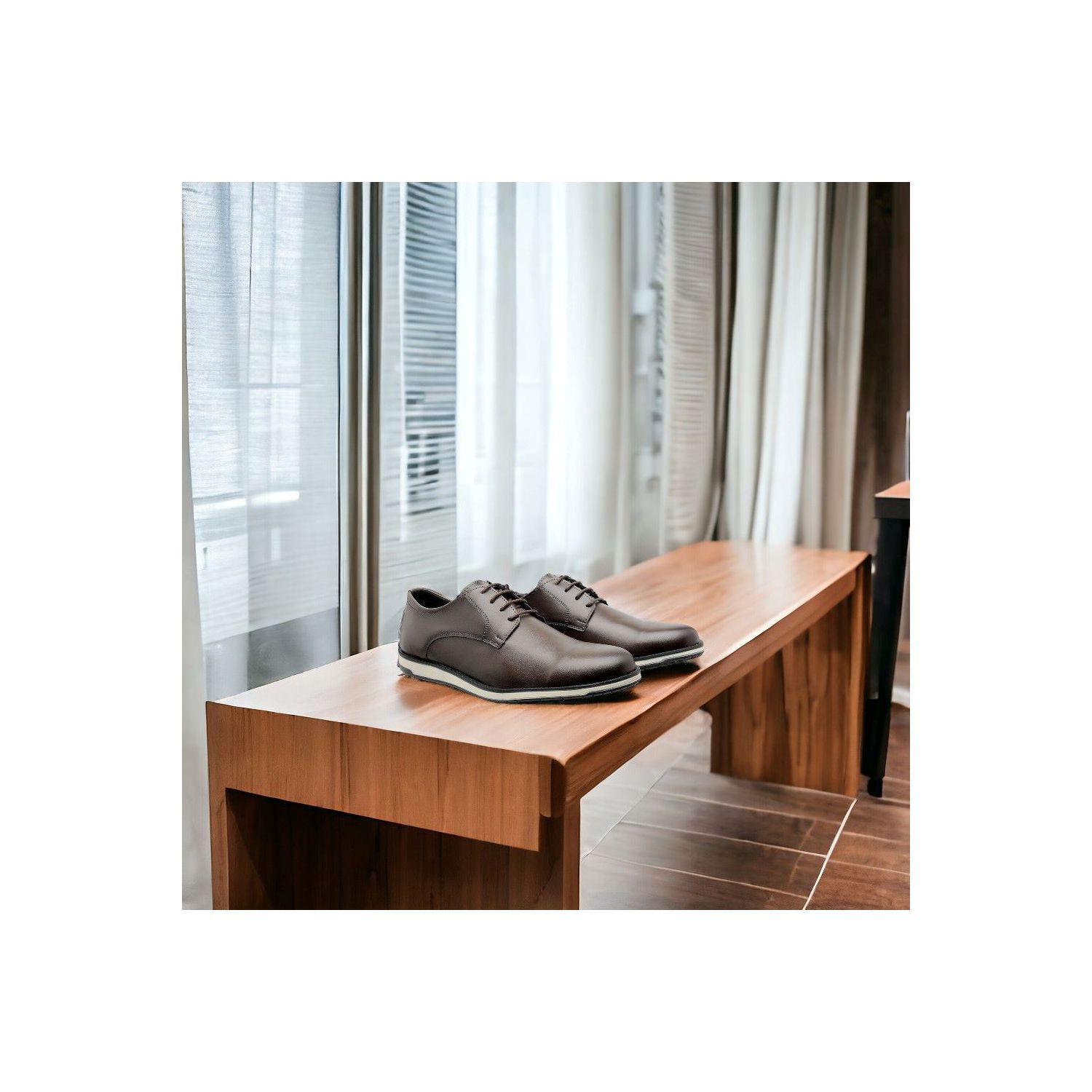 Sapato Damers Oxford Masculino Marrom