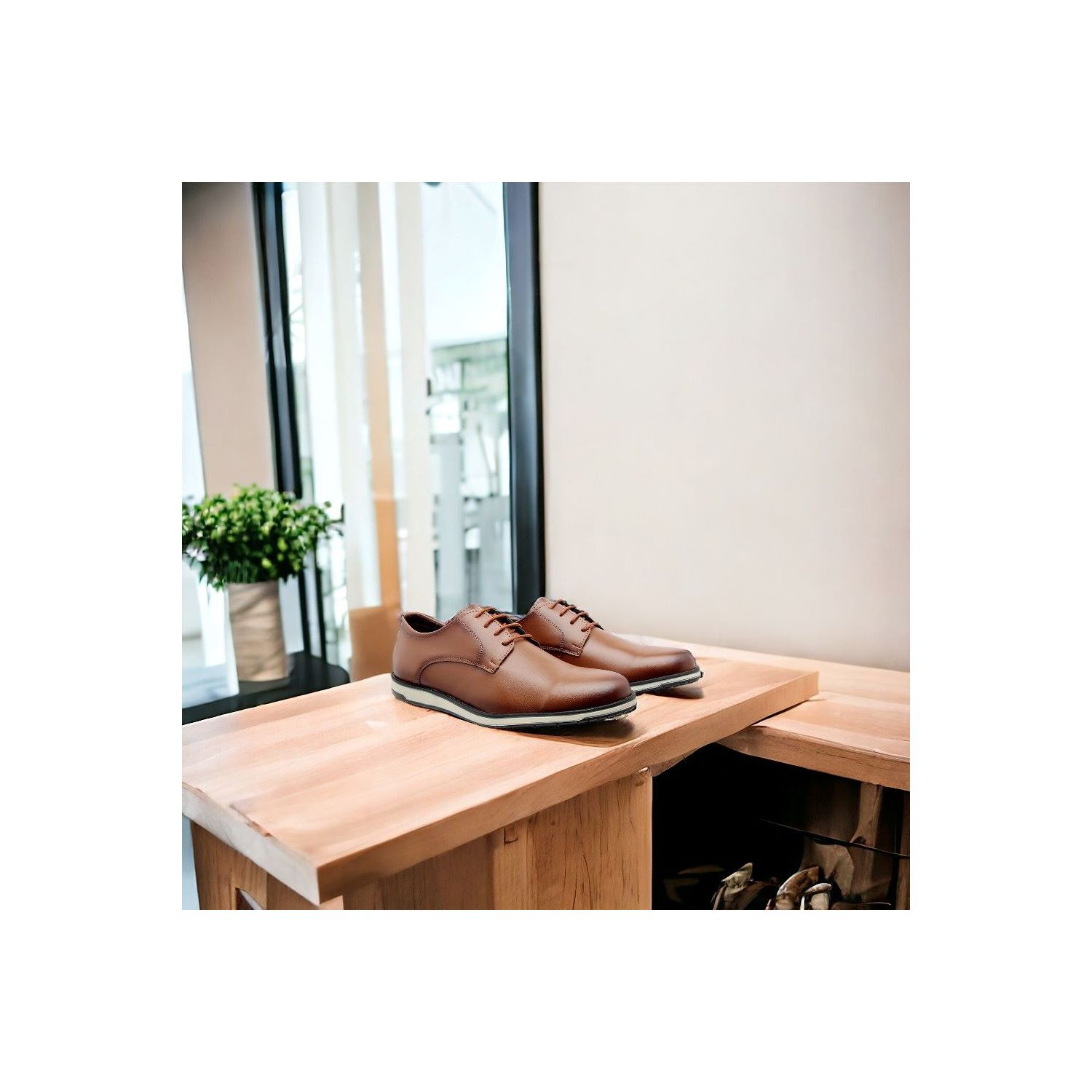 Sapato Damers Oxford Masculino Caramelo