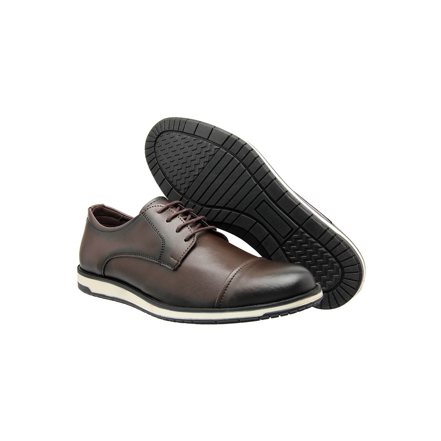 Sapato Damers Oxford Masculino Marrom