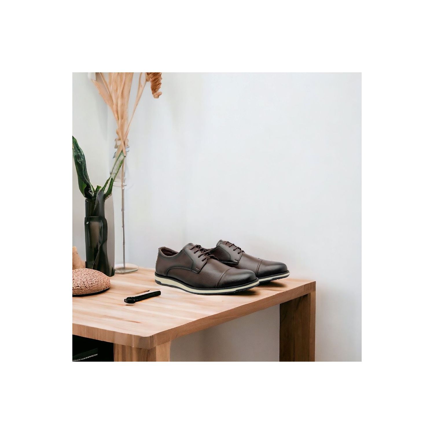 Sapato Damers Oxford Masculino Marrom